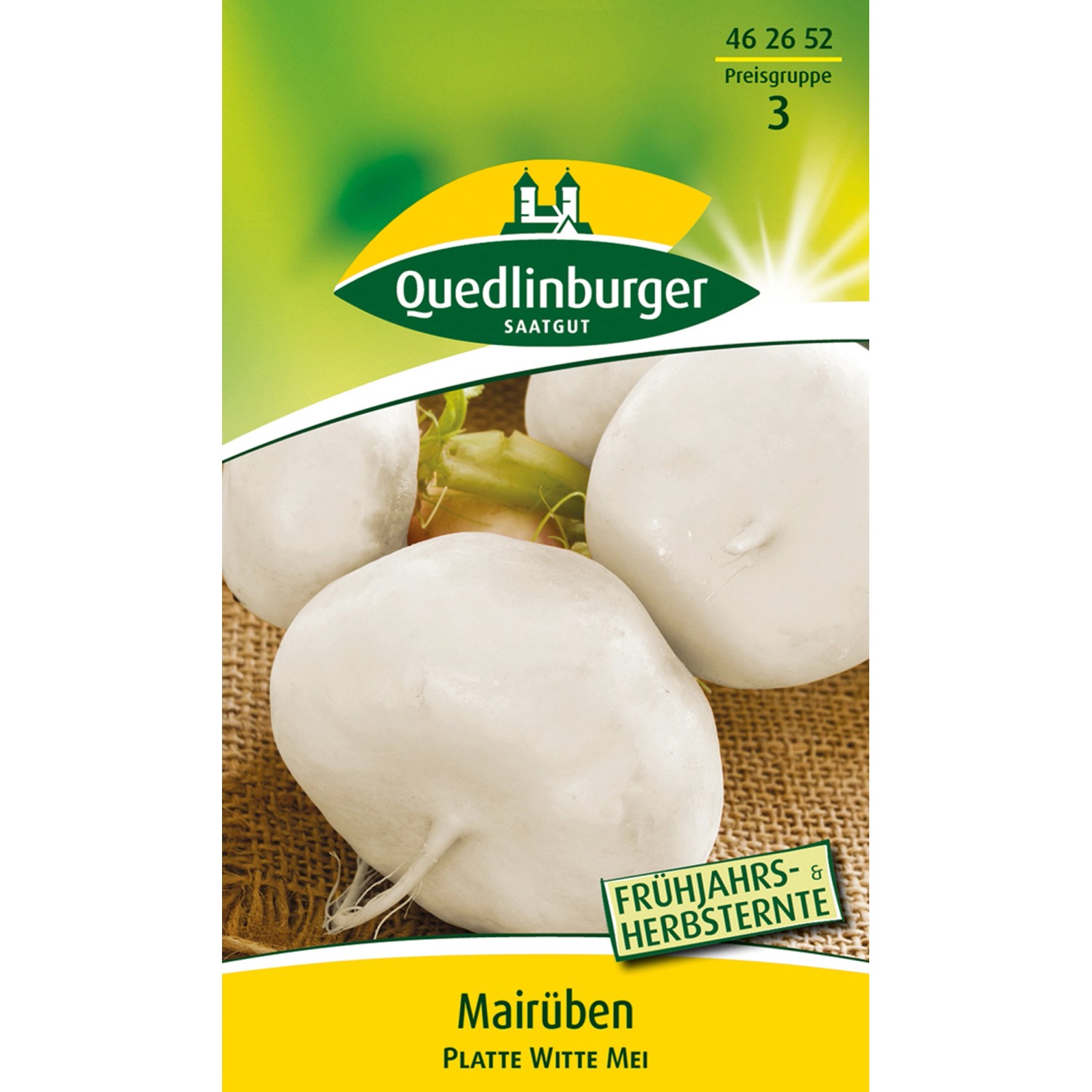 Quedlinburger Mairübe ''Platte Witte Mei'' günstig online kaufen