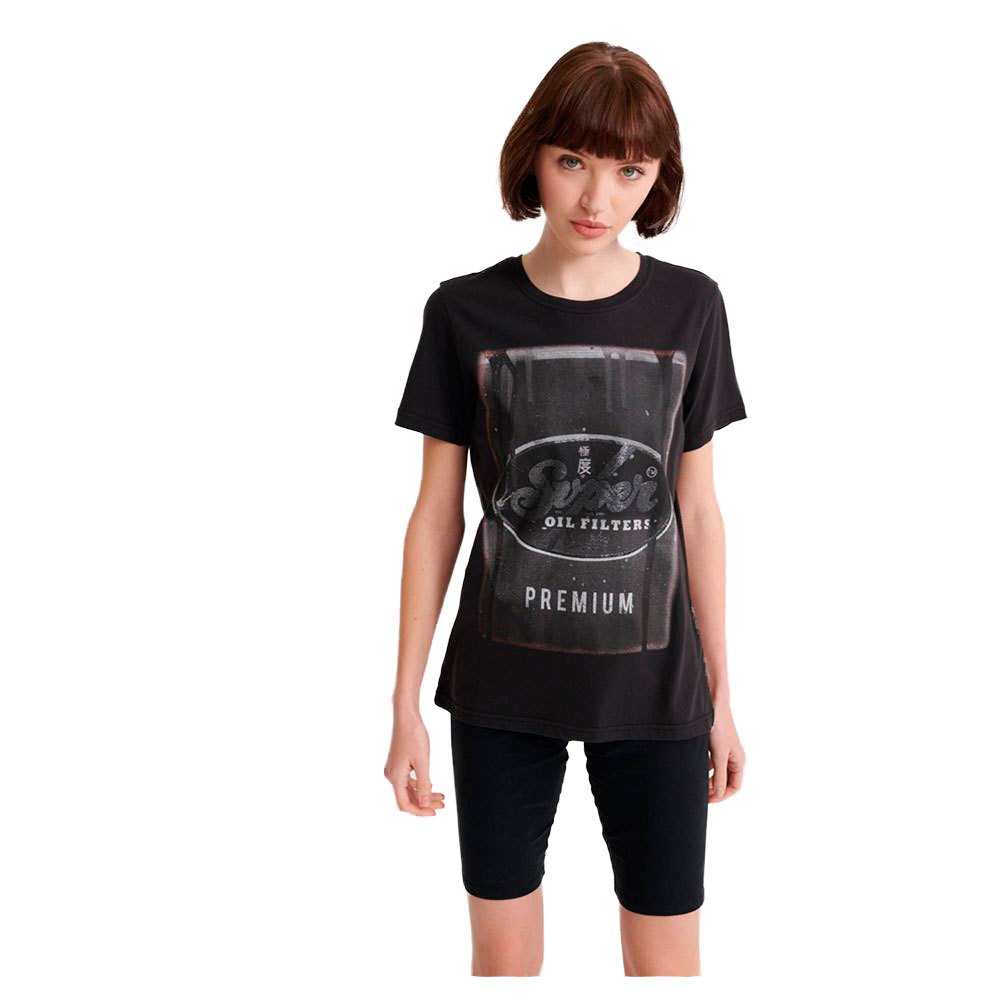 Superdry Photographic Workwear Kurzarm T-shirt XS Black günstig online kaufen
