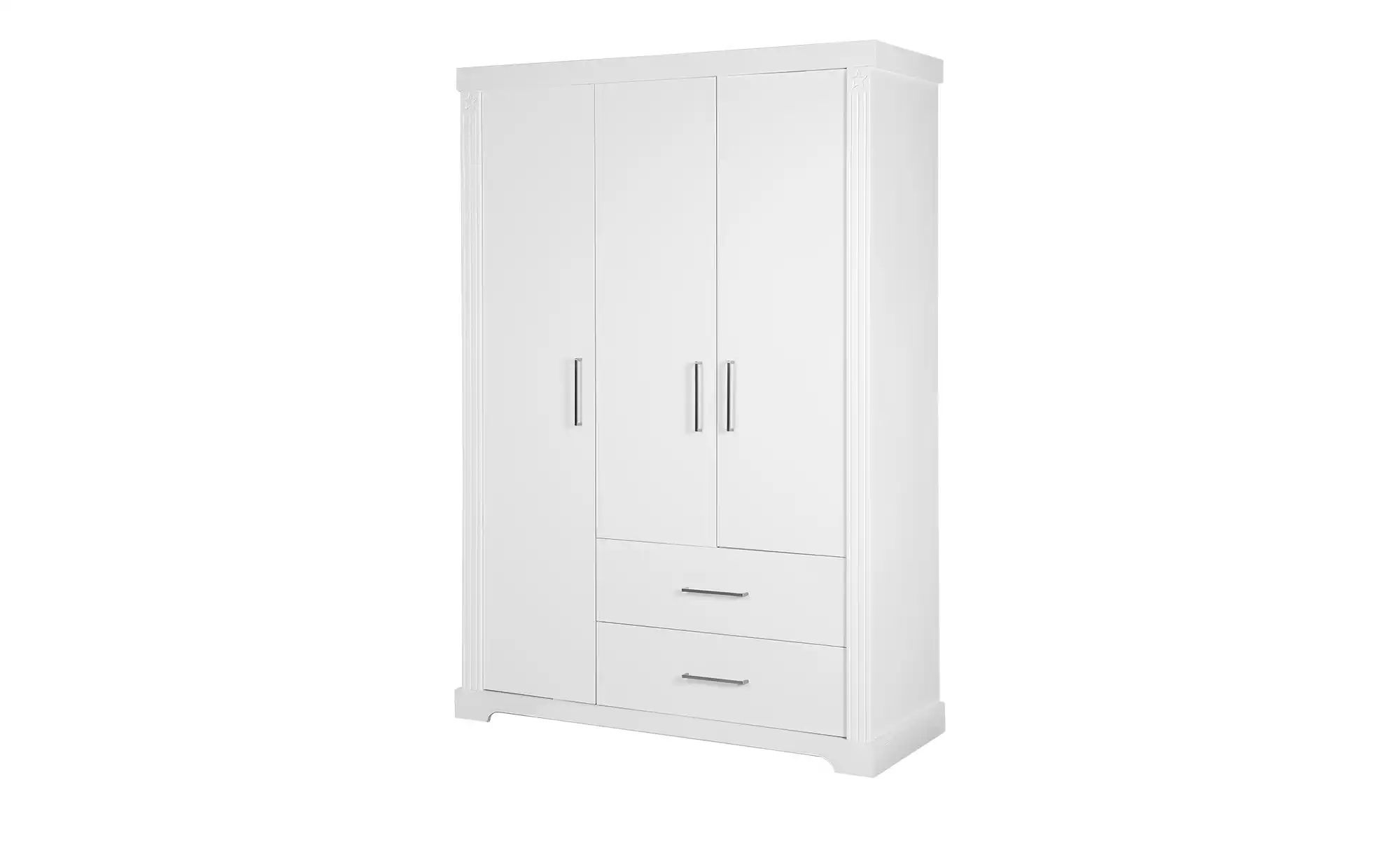 Roba Kleiderschrank  Maxi ¦ weiß ¦ Maße (cm): B: 139 H: 199 T: 54 Baby > Ba günstig online kaufen