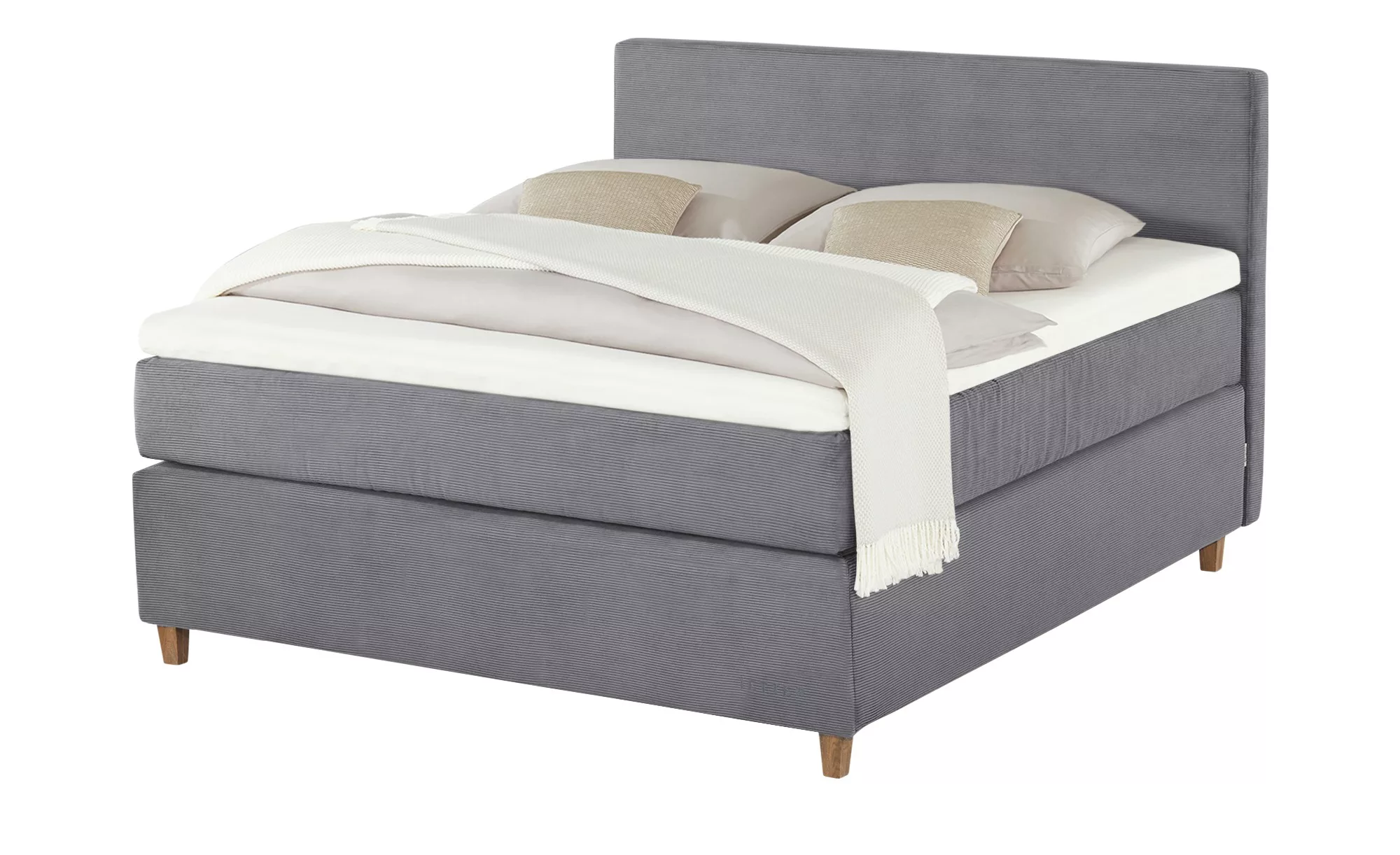 Jette Home Boxspringbett  Jette Flex ¦ grau ¦ Maße (cm): B: 165 H: 120,5 Be günstig online kaufen