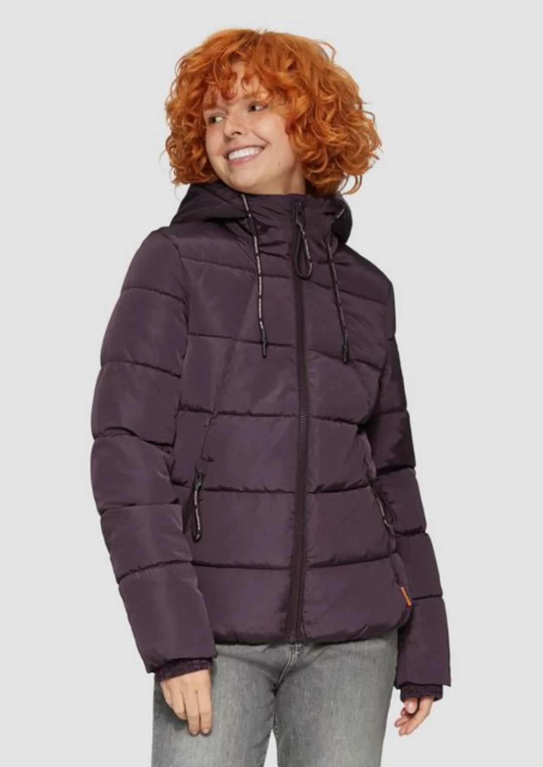 QS Steppjacke mit Kapuze günstig online kaufen