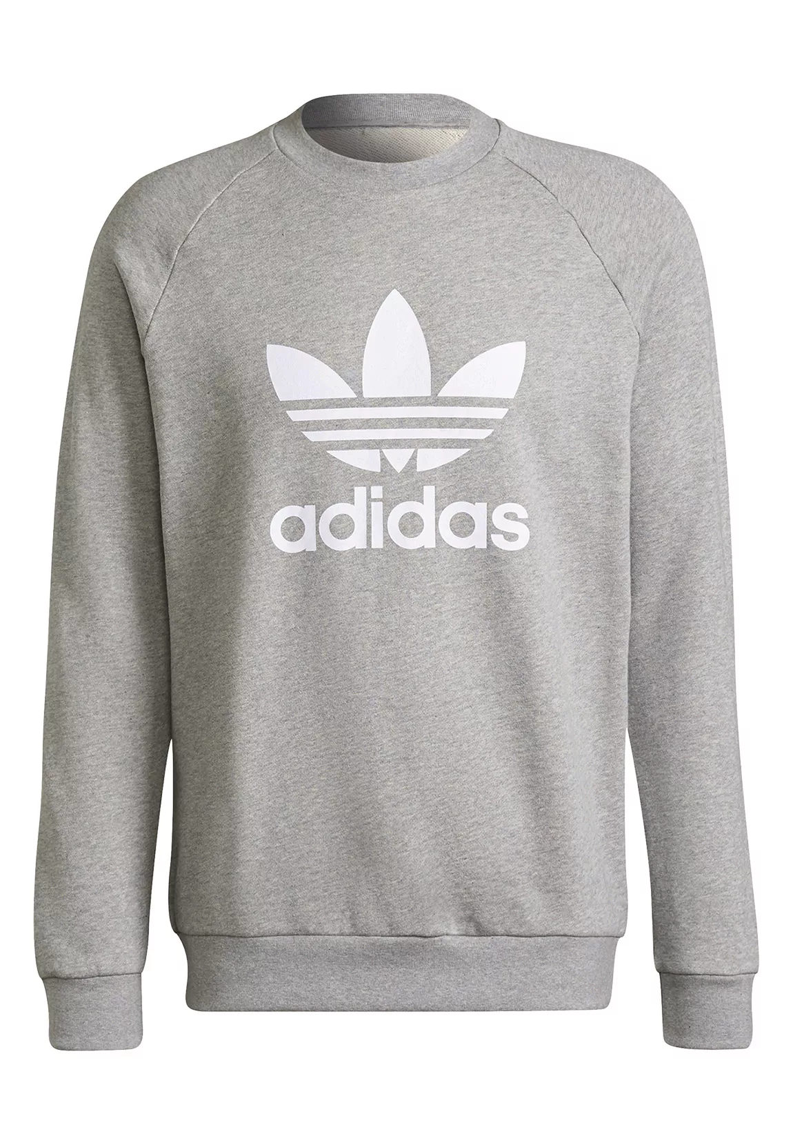 Adidas Originals Trefoil Crew Sweatshirt XS Medium Grey Heather / White günstig online kaufen