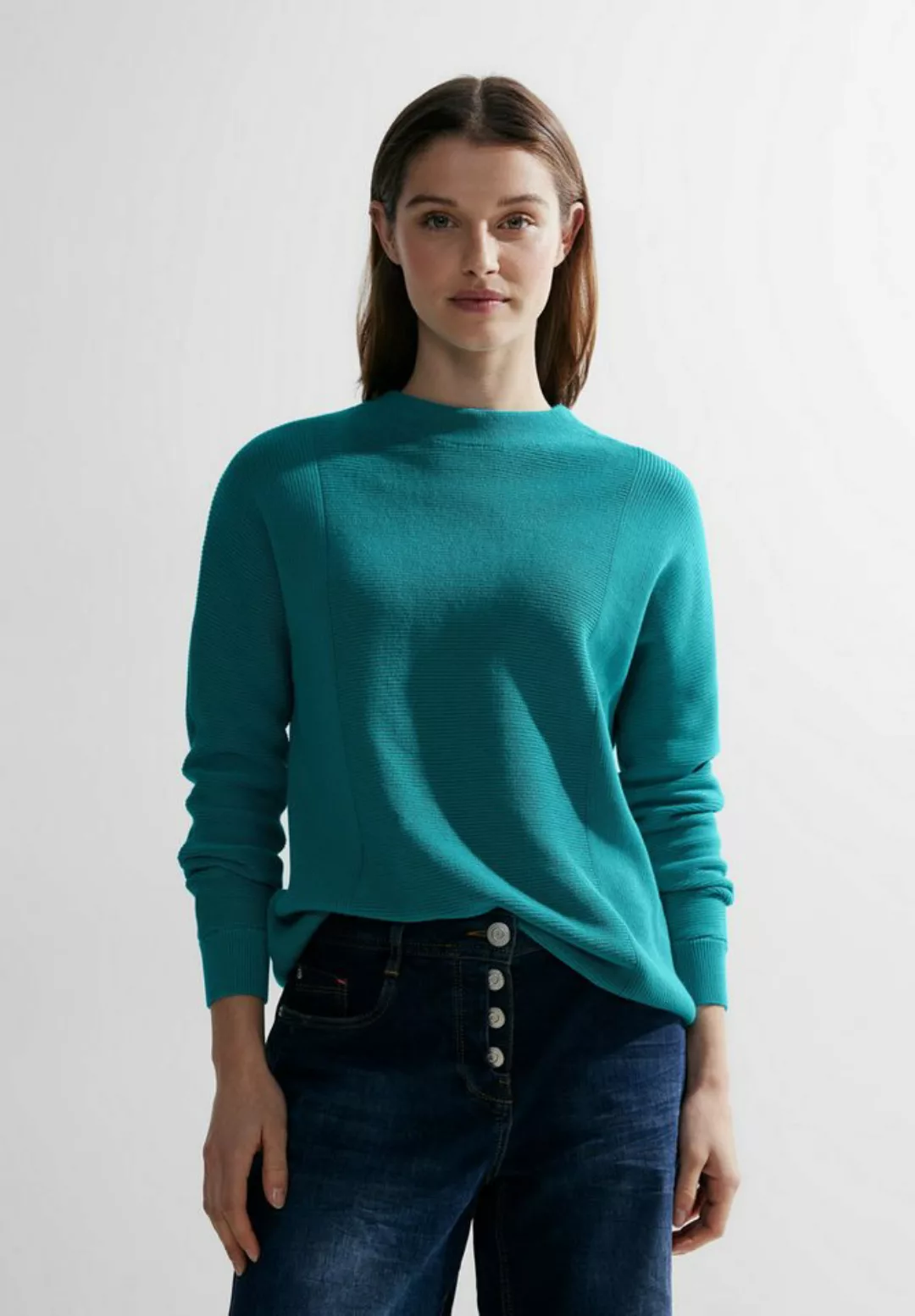 Cecil Strickpullover Structure Mix Dolman mit Strukturmix günstig online kaufen