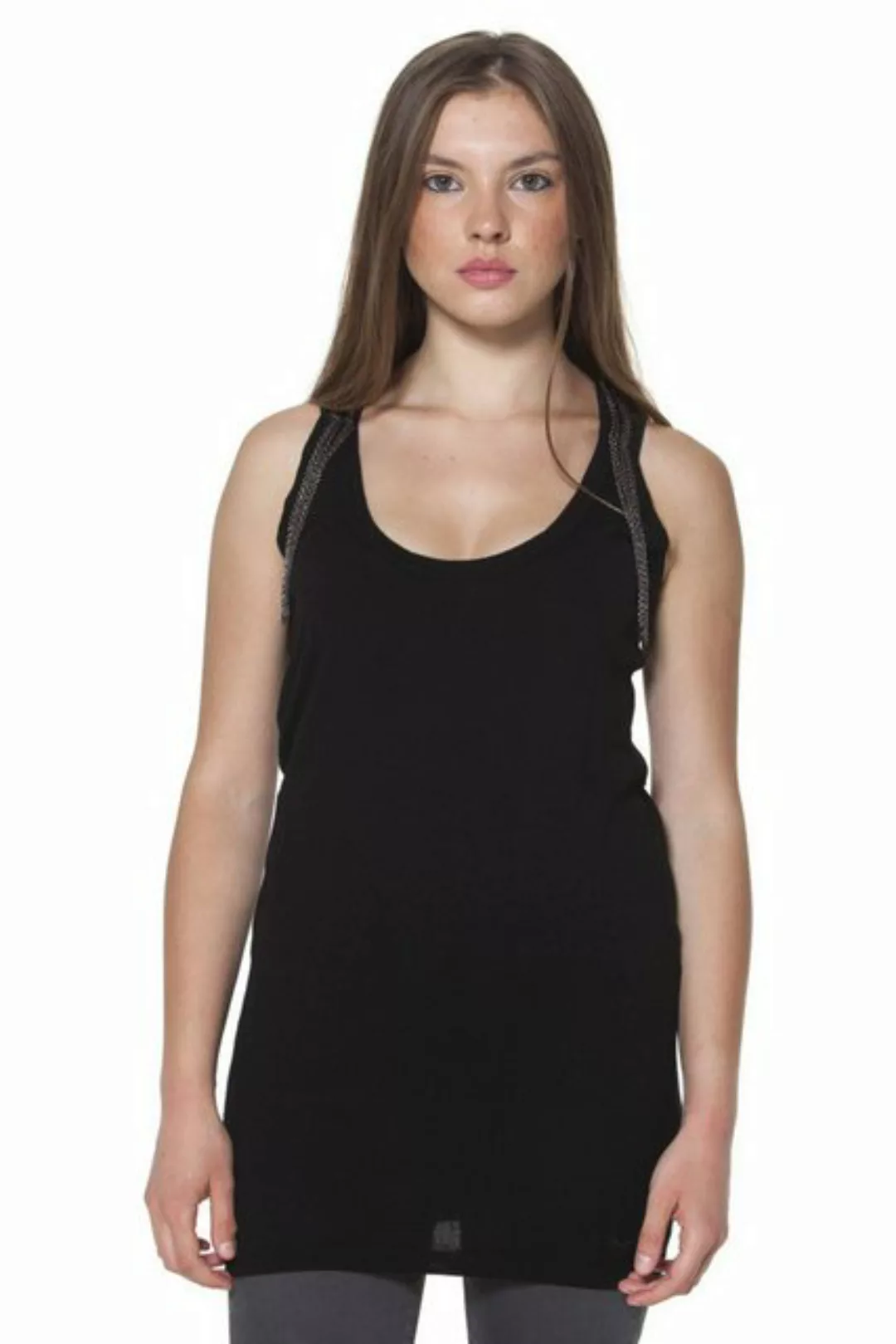 Fred Perry T-Shirt Stylisches Damen-Tanktop in Schwarz mit schmalen günstig online kaufen