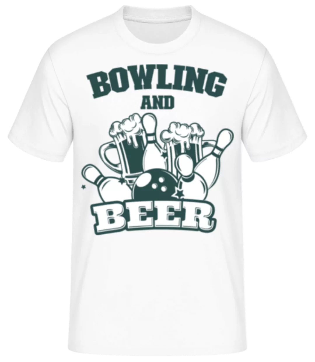 Bowling And Beer · Männer Basic T-Shirt günstig online kaufen