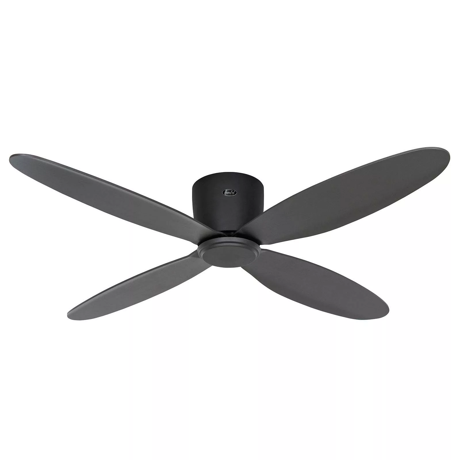 Deckenventilator Eco Plano II, basaltgrau, leise, Ø 132 cm günstig online kaufen