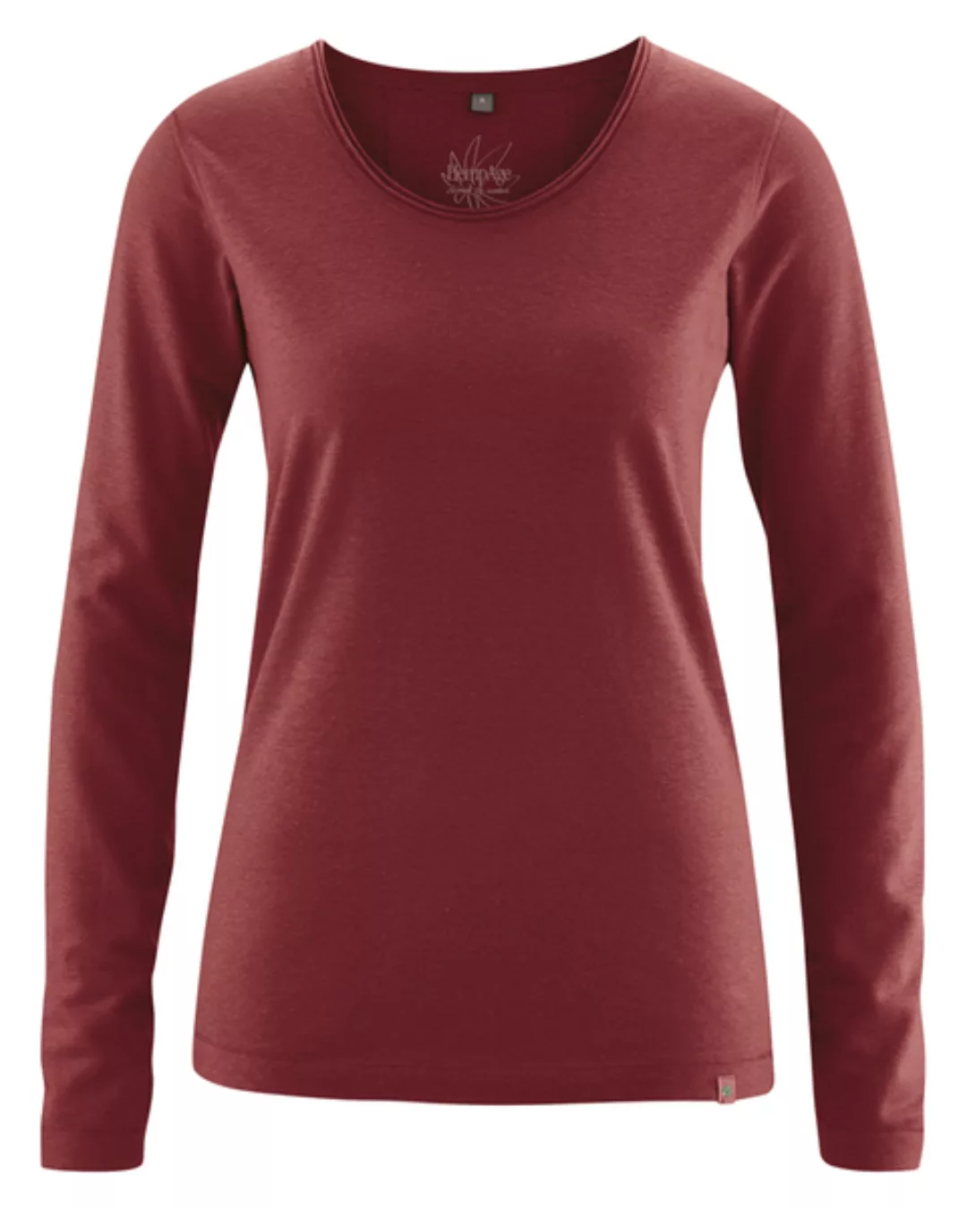 Damen Langarm-shirt Lene Hanf/bio-baumwolle günstig online kaufen