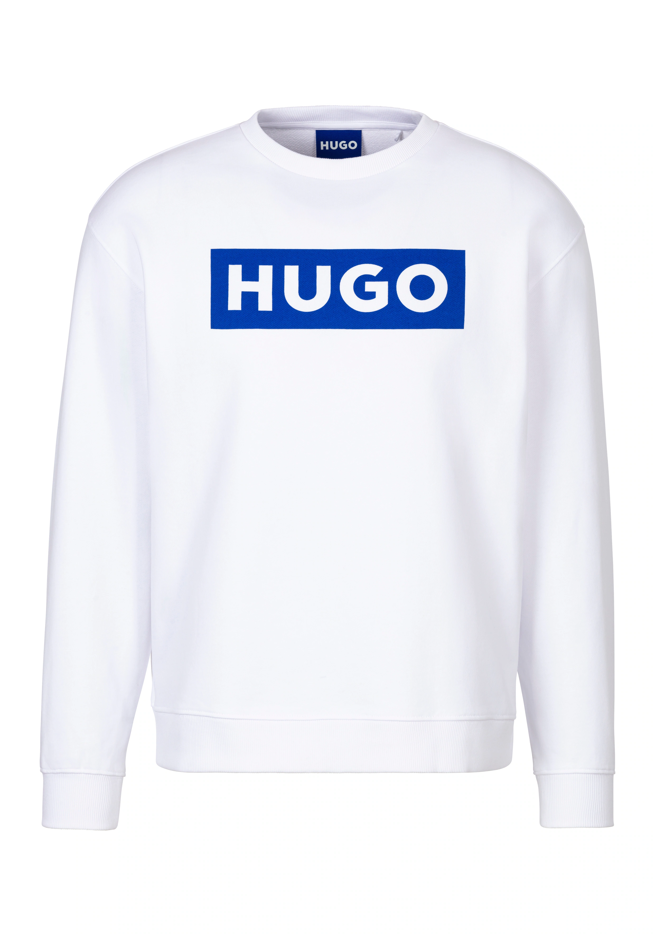 HUGO Blue Sweatshirt "Classic Crew", mit Frontprint günstig online kaufen