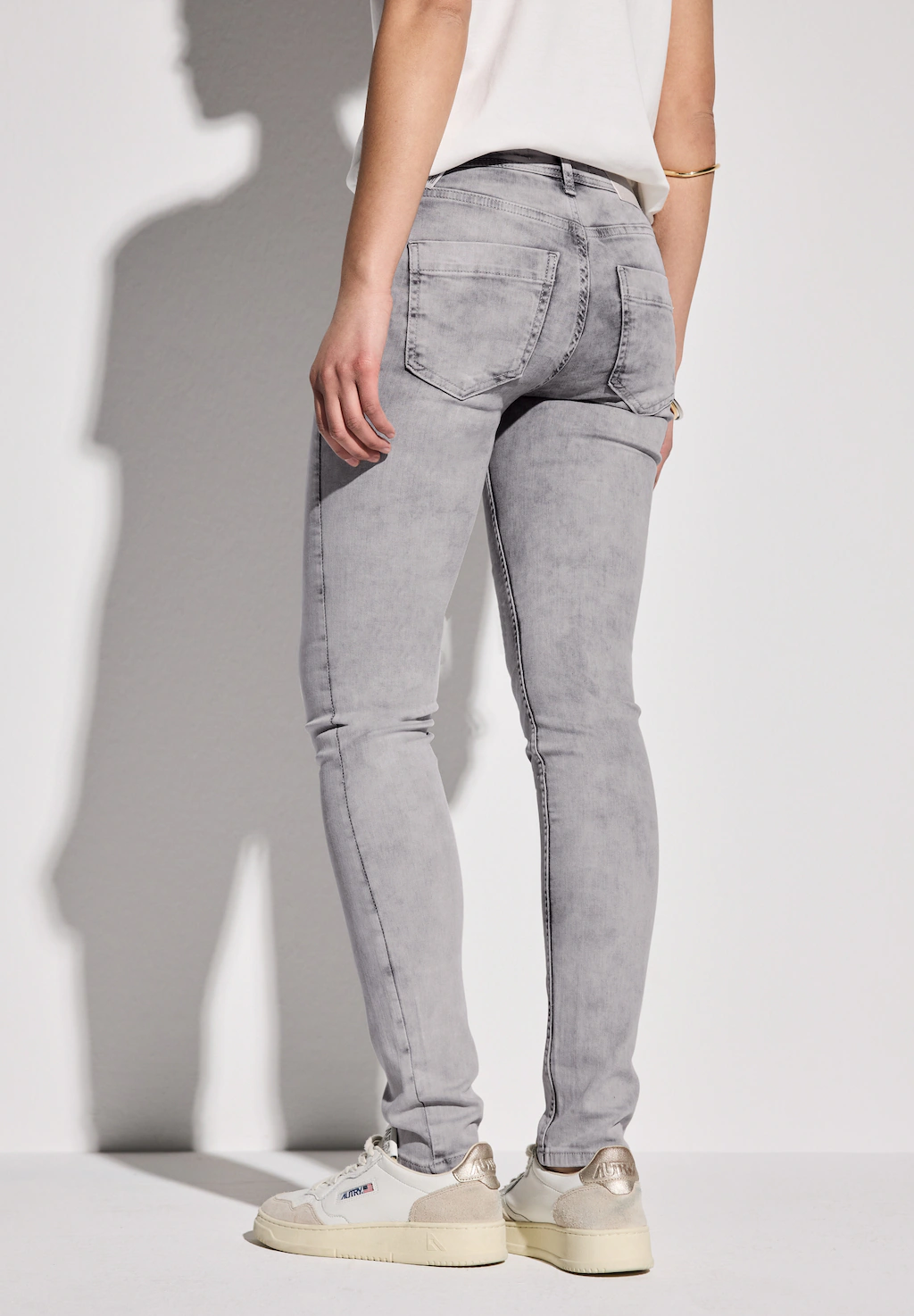 STREET ONE Slim-fit-Jeans, Middle Waist günstig online kaufen