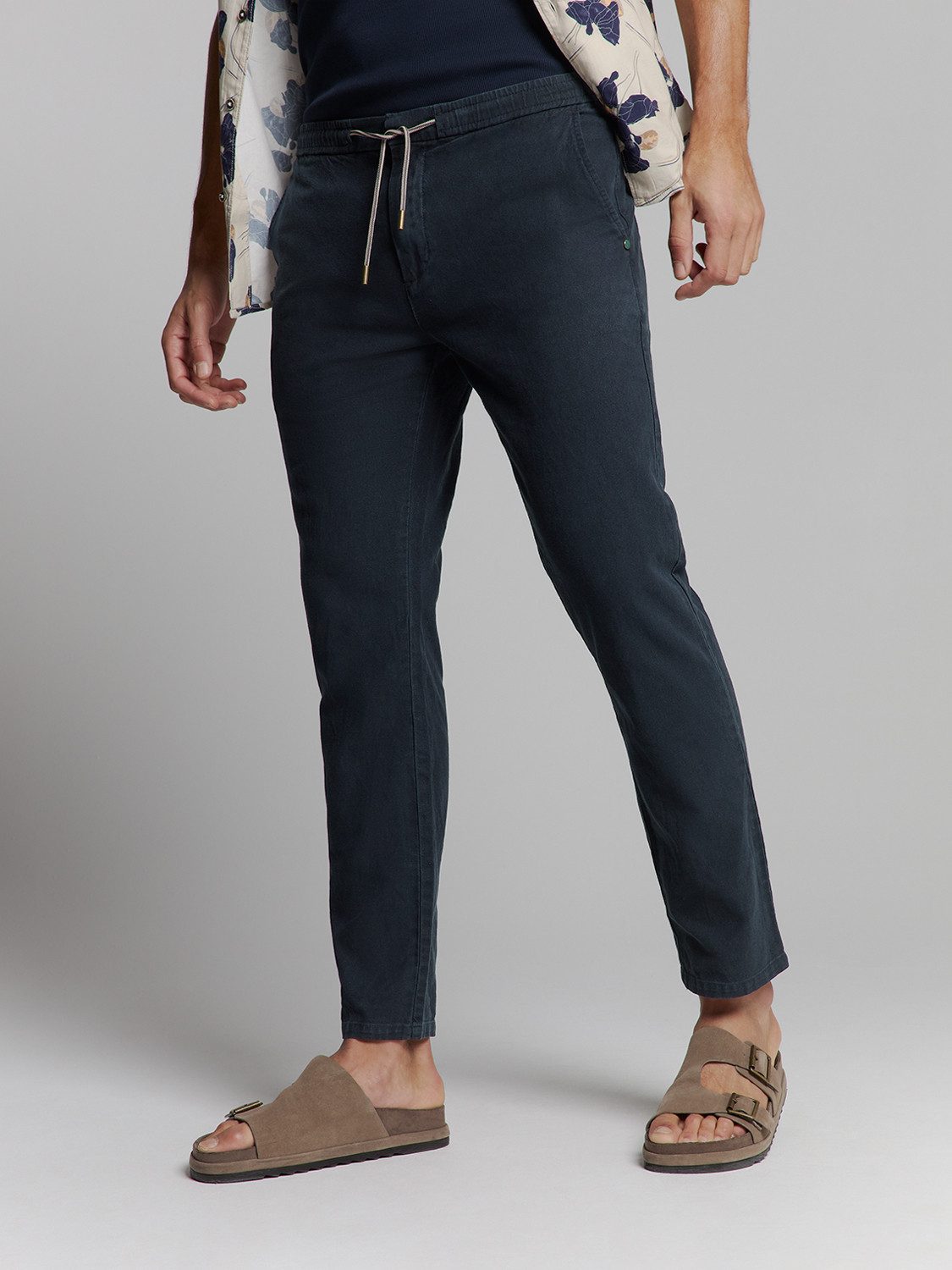 NO EXCESS Chinohose "No Excess Leinenhose" günstig online kaufen