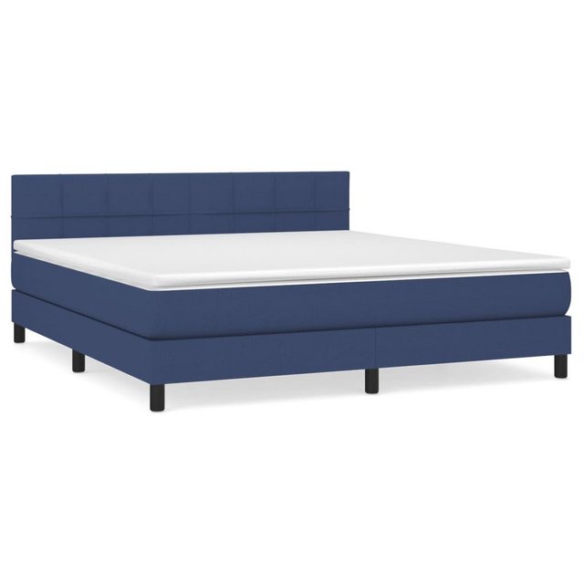 vidaXL Boxspringbett Bett Boxspringbett mit Matratze und LED Stoff (160 x 2 günstig online kaufen