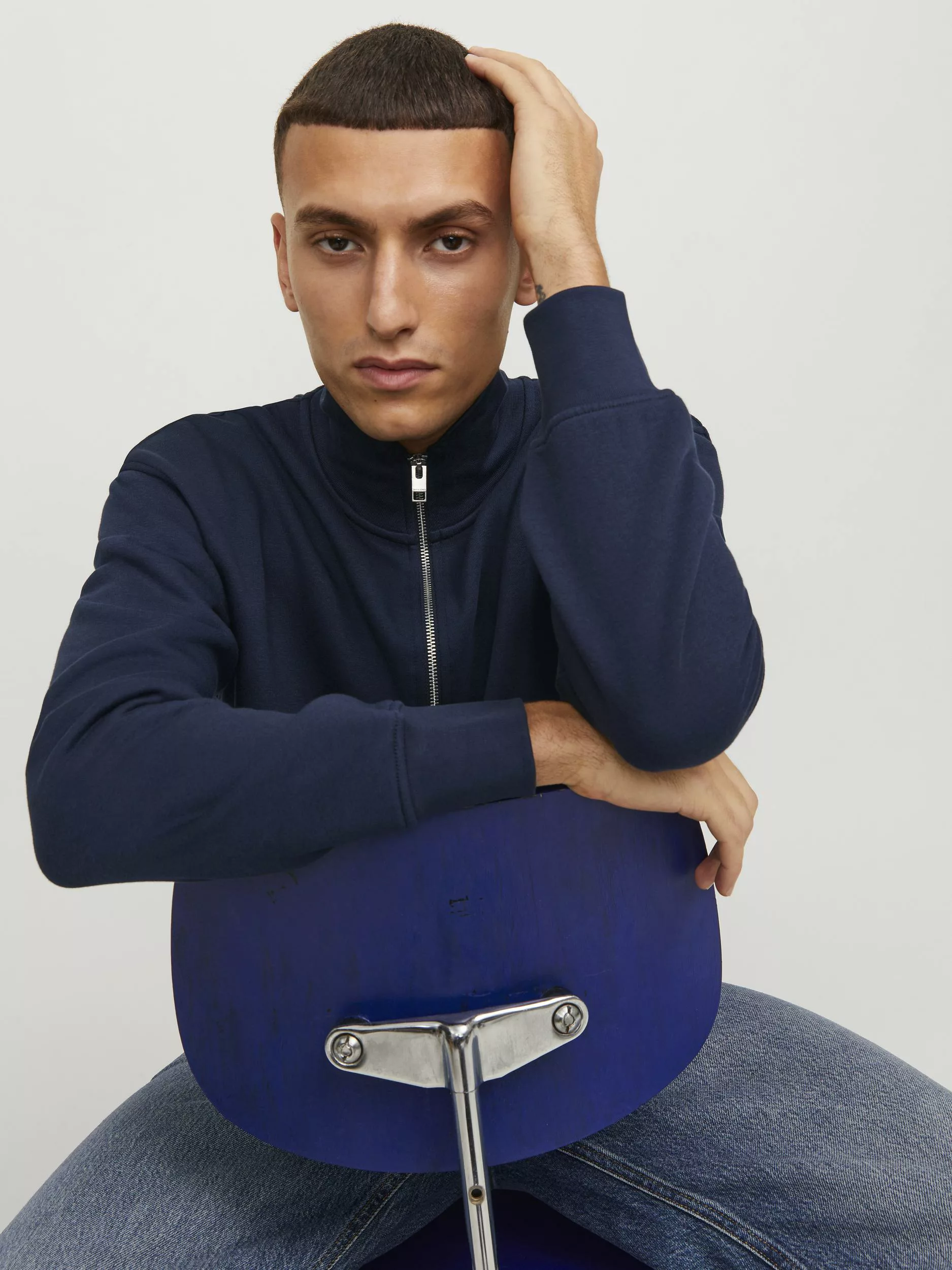 Jack & Jones Sweatshirt "JORVESTERBRO SWEAT QUARTER ZIP HN NOOS" günstig online kaufen