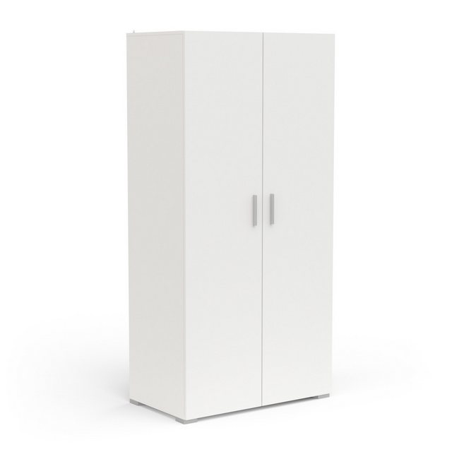 freiraum Drehtürenschrank in Matt weiß - 90,3x188,2x51,7cm (BxHxT) günstig online kaufen