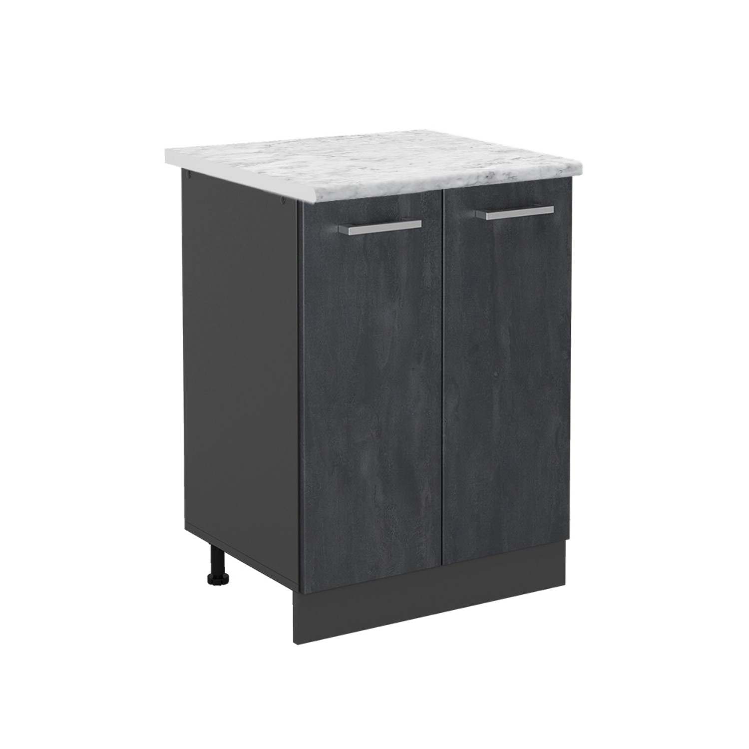 Vicco Unterschrank R-Line, Schwarz Beton/Anthrazit, 60 günstig online kaufen