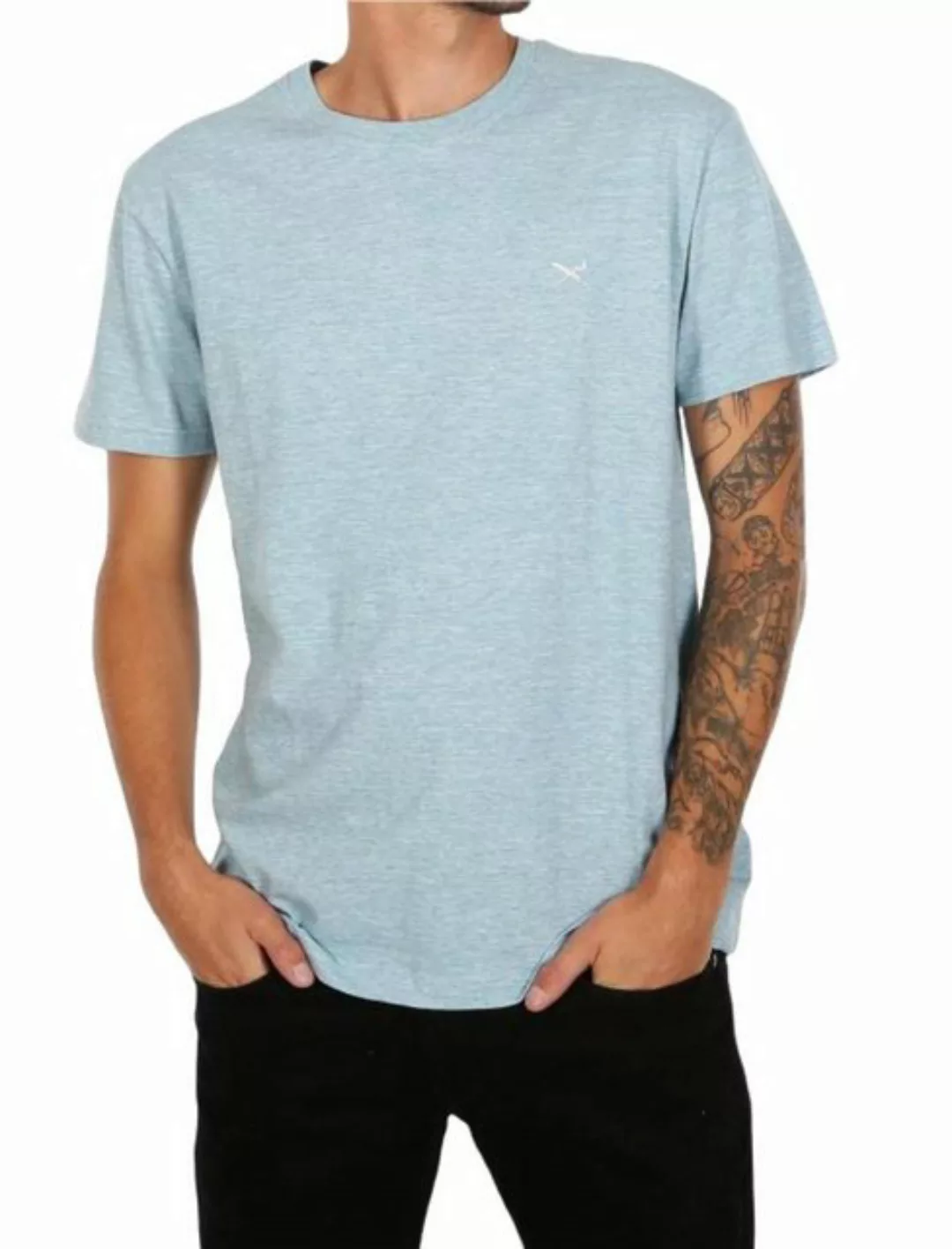 iriedaily T-Shirt T-Shirt Iriedaily Chamisso, G M, F ice blue melange günstig online kaufen