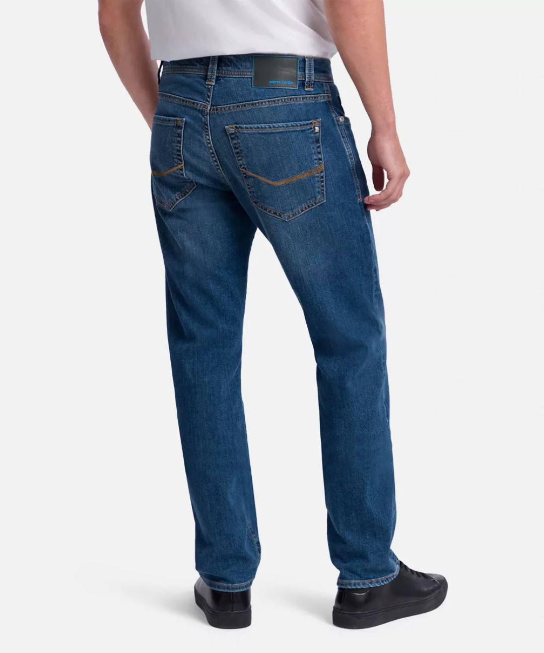 Pierre Cardin Jeans Lyon Tapered Future Flex Blau Stonewash - Größe W 40 - günstig online kaufen