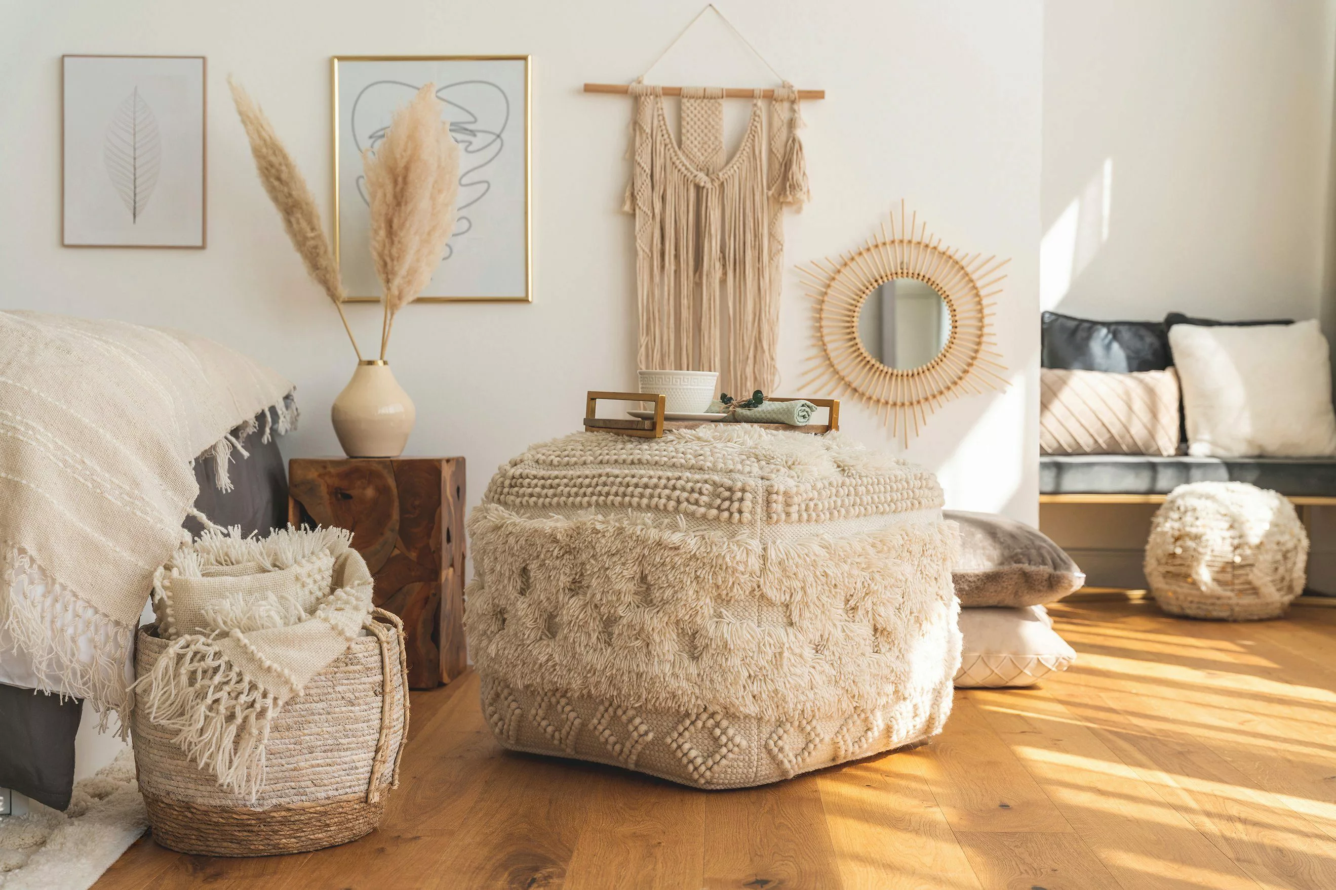 Kayoom Pouf Bohist 125 50cm x günstig online kaufen