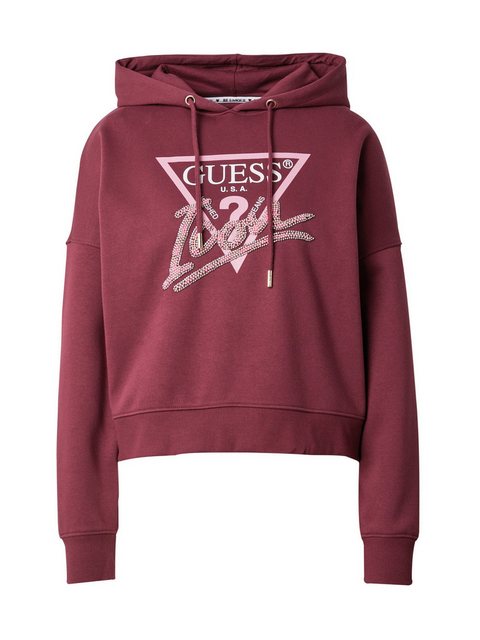 Guess Langarmshirt (1-tlg) Ziersteine günstig online kaufen