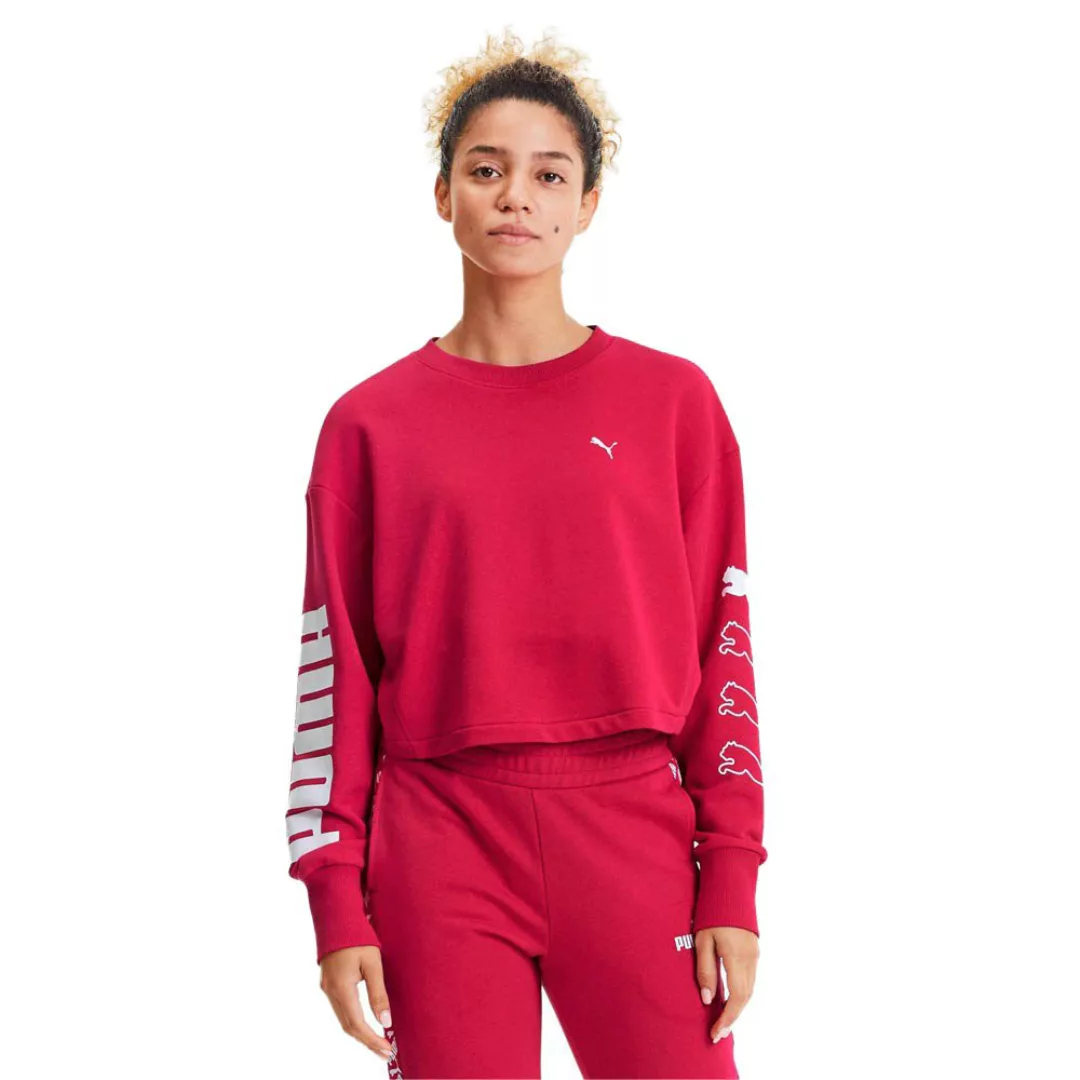 Puma Rebel Crew Tr Sweatshirt XS Bright Rose günstig online kaufen