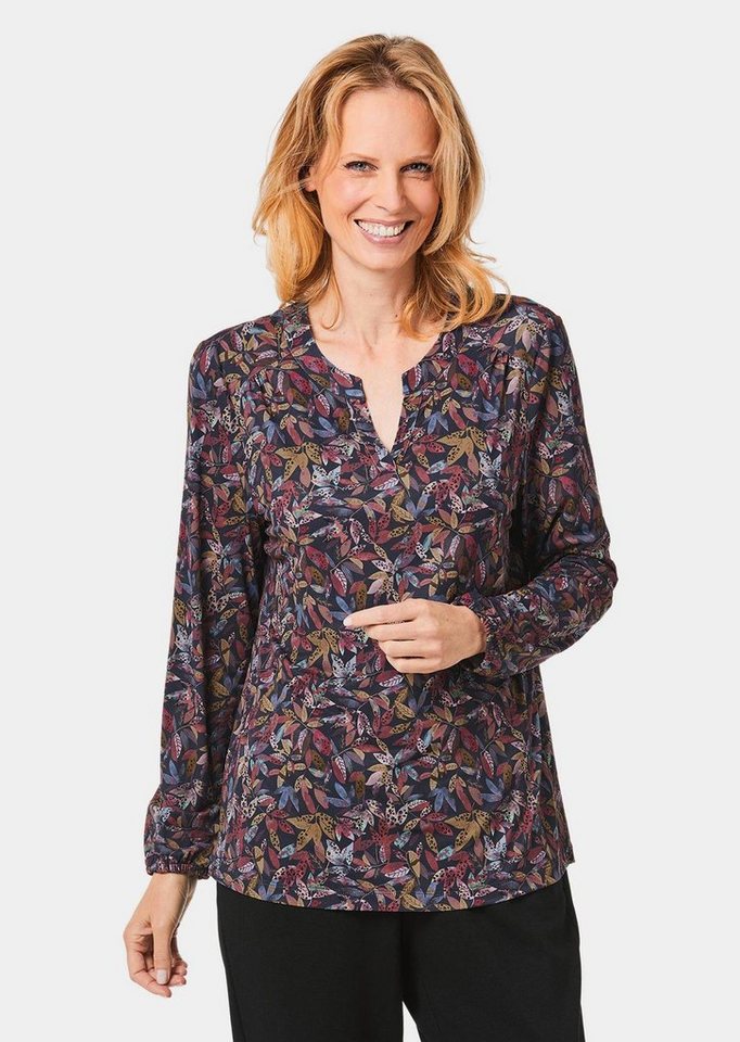 GOLDNER Shirtbluse Kurzgröße: Blusenshirt in femininer Form günstig online kaufen