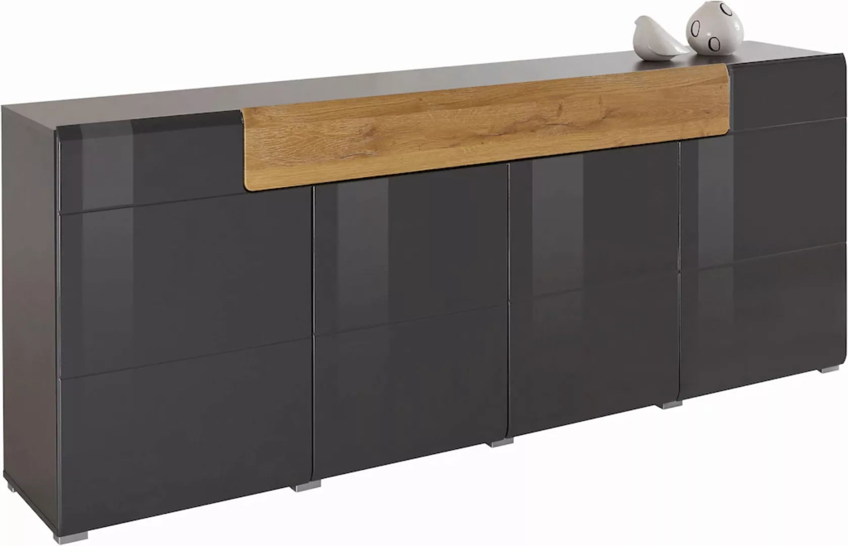 INOSIGN Sideboard "Toledo,Breite 208cm,moderne Kommode mit dekorative Fräsu günstig online kaufen