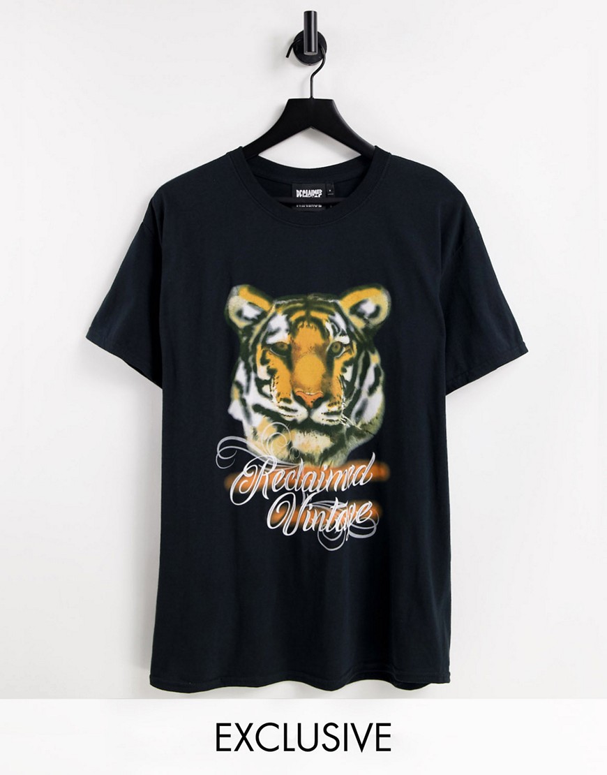 Reclaimed Vintage Inspired – Unisex-T-Shirt mit Oversize-Schnitt und Y2K-Ti günstig online kaufen
