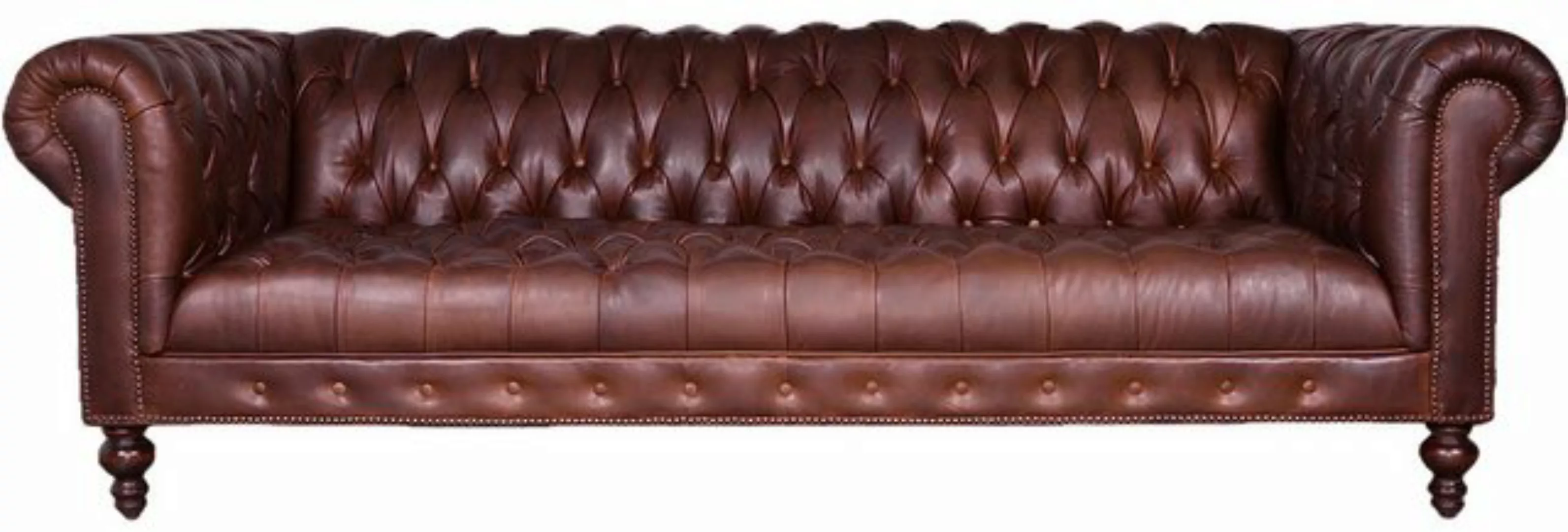 Xlmoebel Sofa XXL Großes Sofa Couch Chesterfield 245cm Polstermöbel 4 Sitze günstig online kaufen