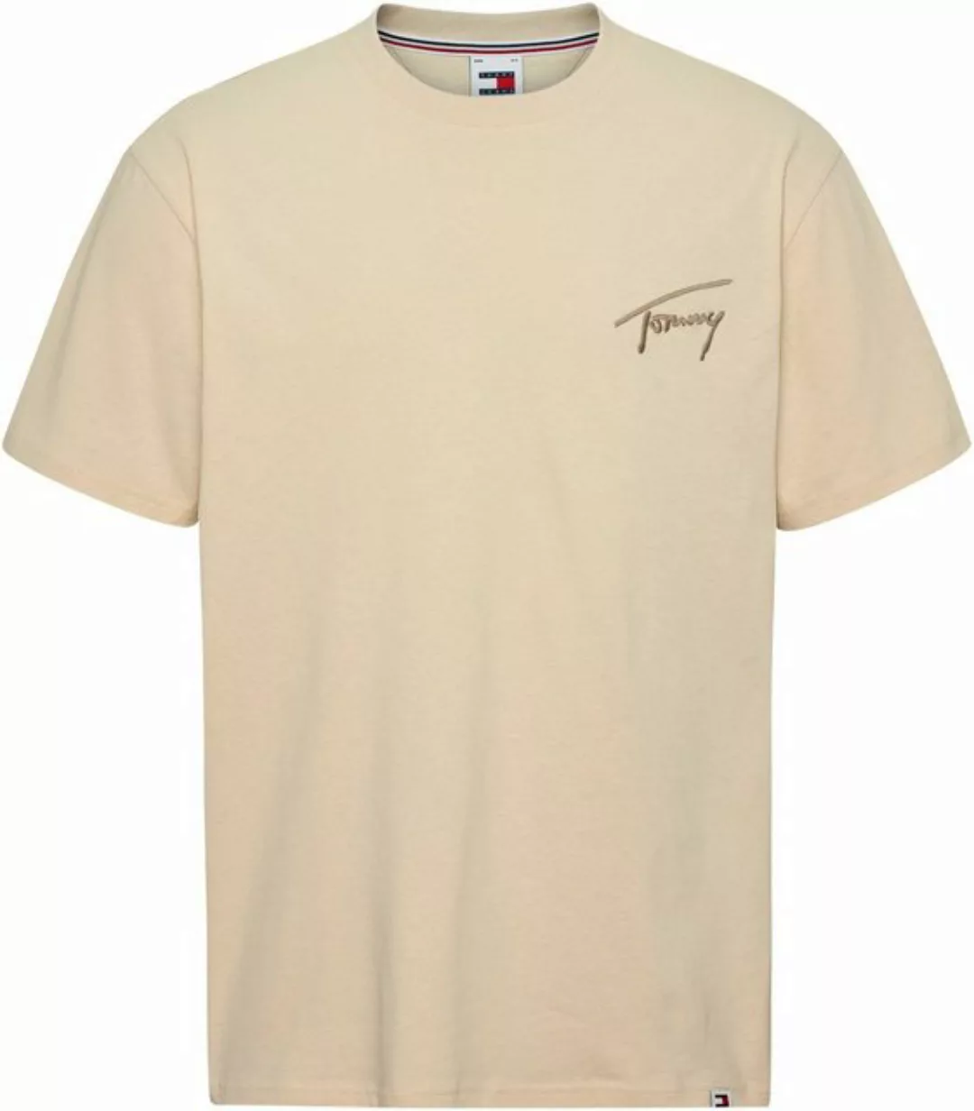 Tommy Jeans T-Shirt TJM REG SIGNATURE TEE EXT mit aufgesticktem Signatur-Lo günstig online kaufen