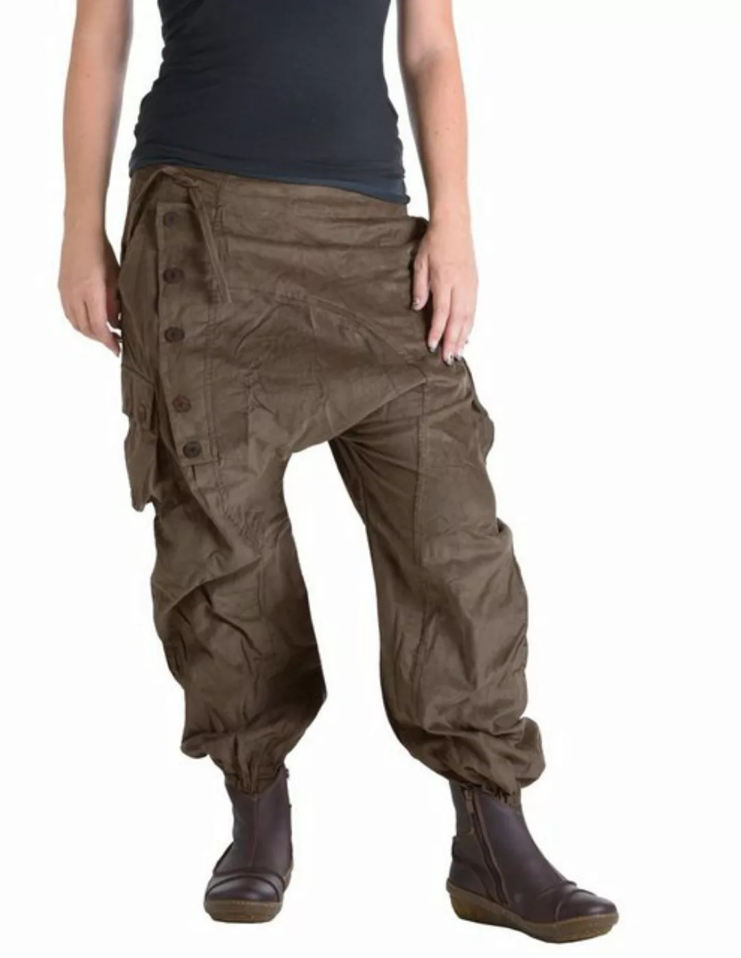 Vishes Cordhose Haremshose aus Cord Ethno, Goa, Festival Style günstig online kaufen