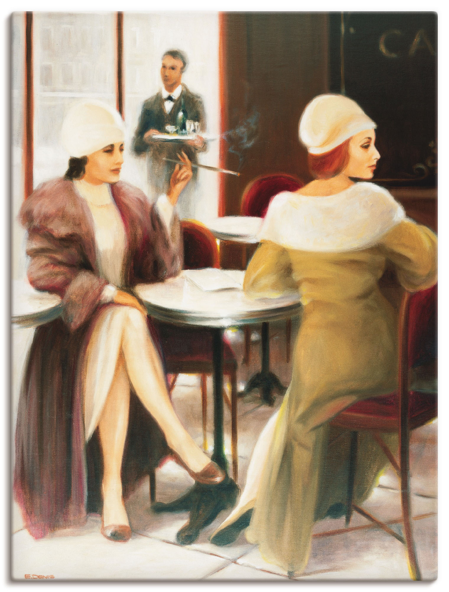 Artland Wandbild »Cafe I«, Frau, (1 St.), als Leinwandbild, Poster in versc günstig online kaufen