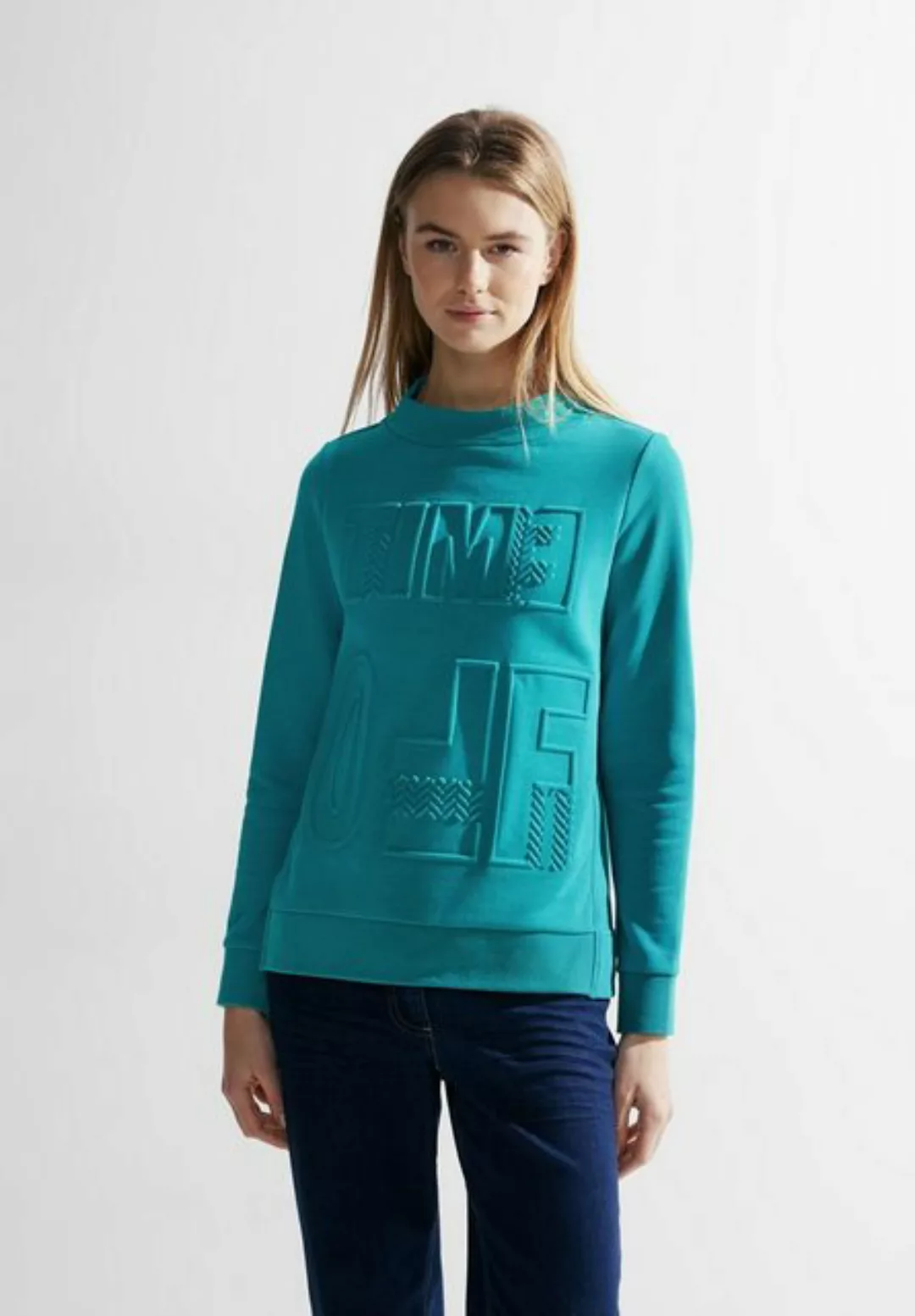 Cecil Sweatshirt mit Wording-Print günstig online kaufen