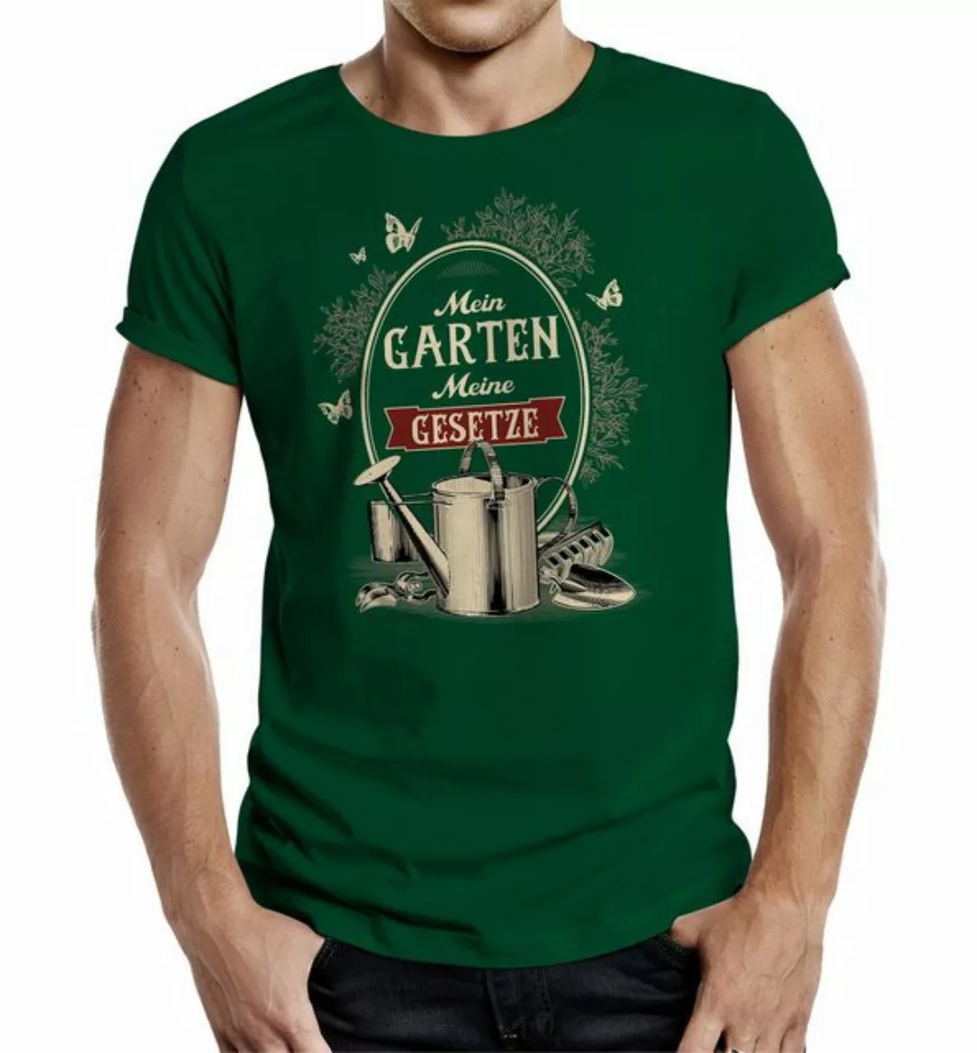 RAHMENLOS® T-Shirt Das Geschenk für Gartenfreunde "Mein Garten - meine Gese günstig online kaufen