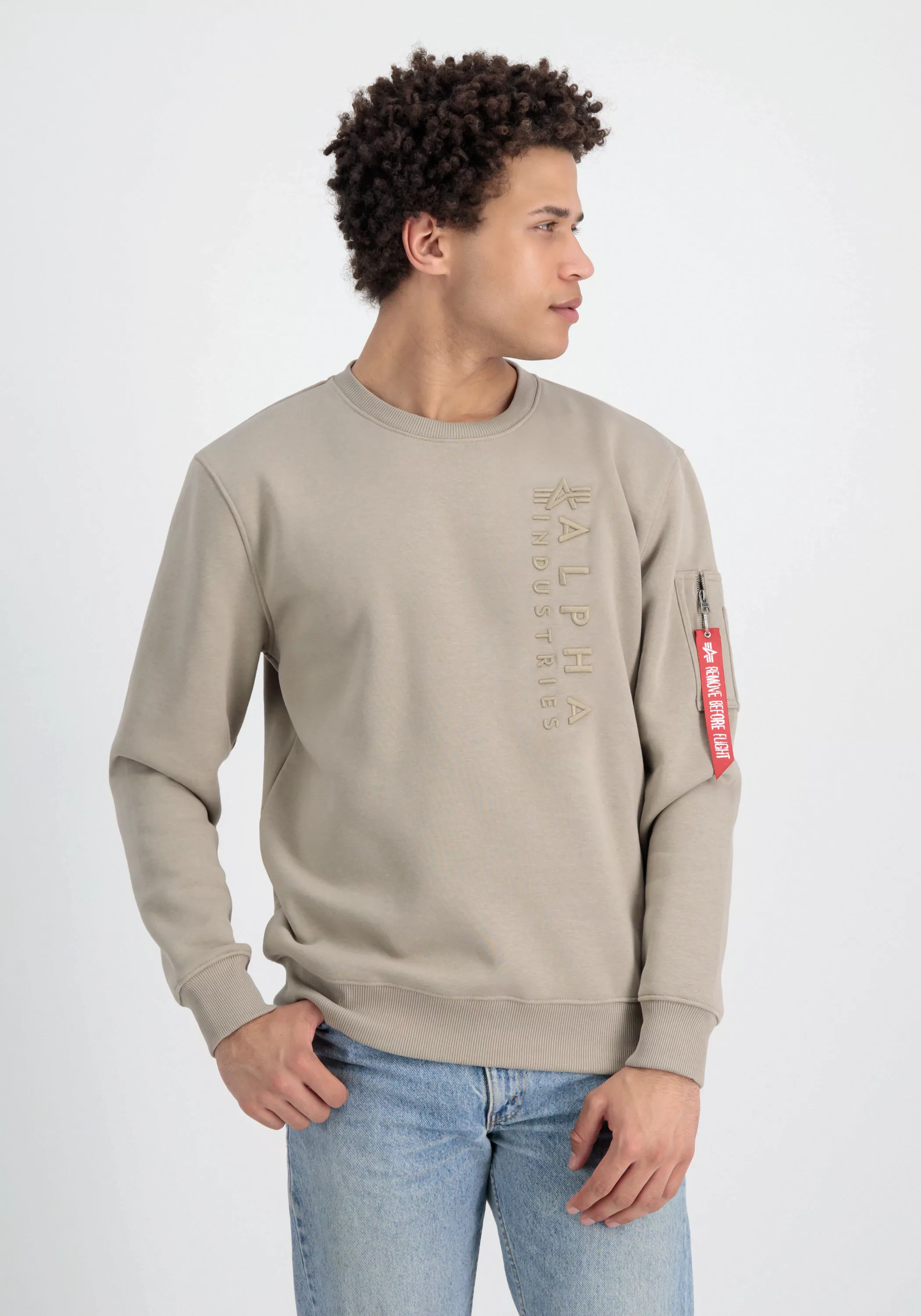 Alpha Industries Sweater "Alpha Industries Men - Sweatshirts EMB Sweater" günstig online kaufen