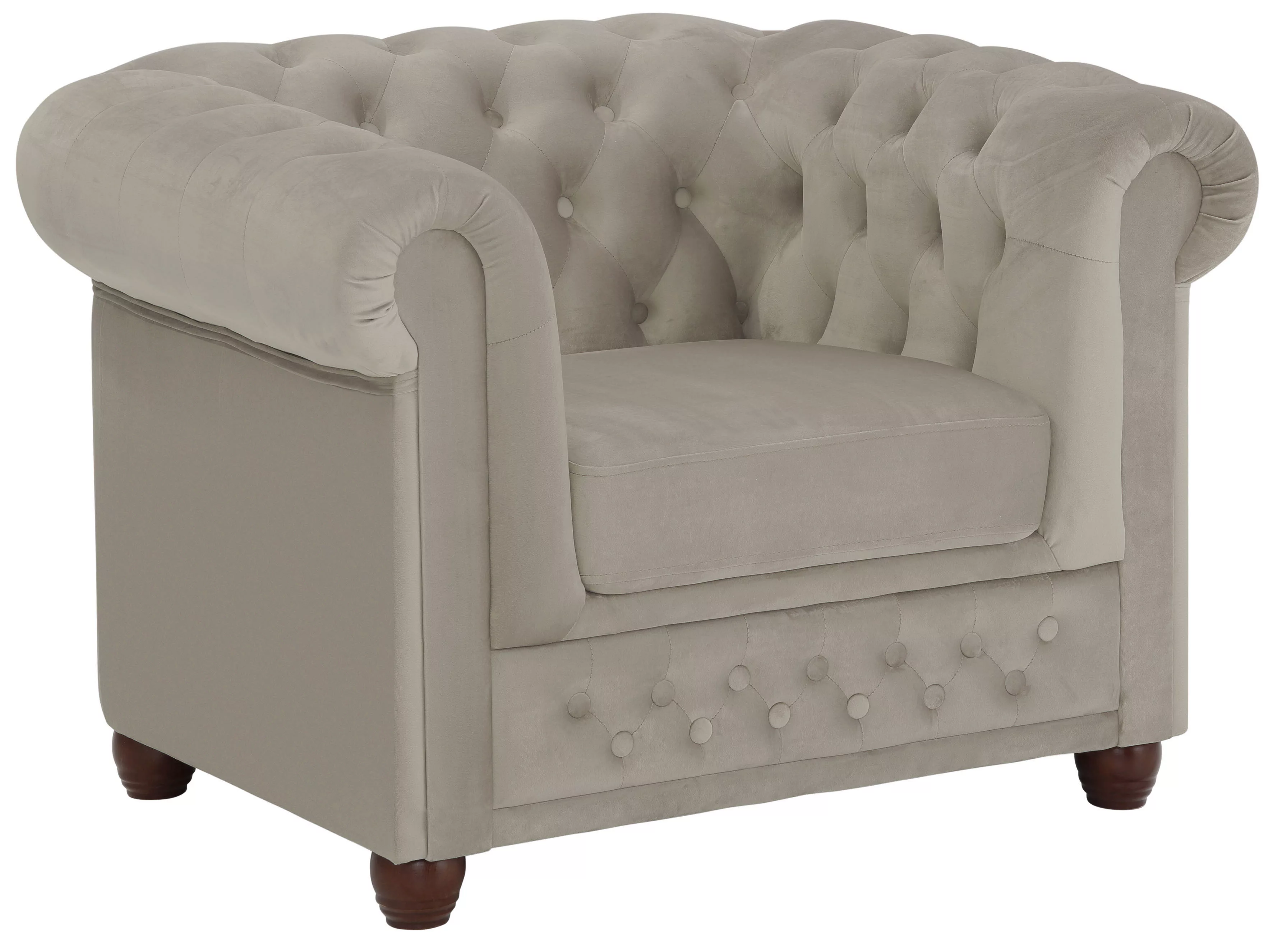 Home affaire Chesterfield-Sessel "New Castle Sessel", hochwertige Knopfheft günstig online kaufen