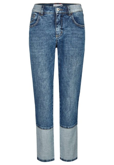 ANGELS 7/8-Jeans Patchwork-Jeans Darleen Crop Reverse mit Label-Applikation günstig online kaufen