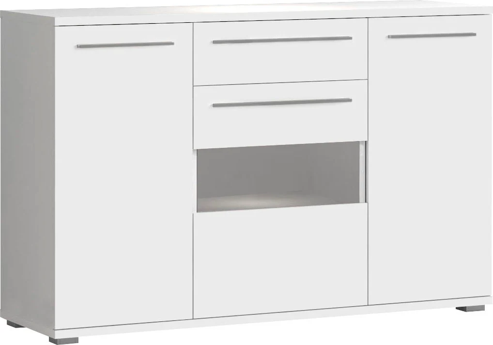 Places of Style Kommode "Piano", (H/B/T): 97,4/150/45,2cm), UV lackiert, So günstig online kaufen
