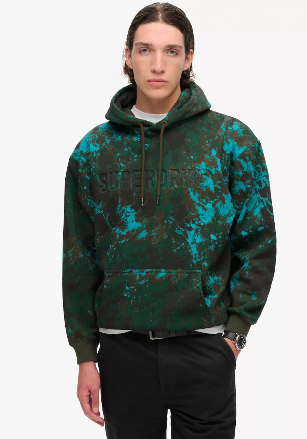 Superdry Kapuzensweatshirt "UTILITY CAMO LOGO LOOSE HOOD" günstig online kaufen