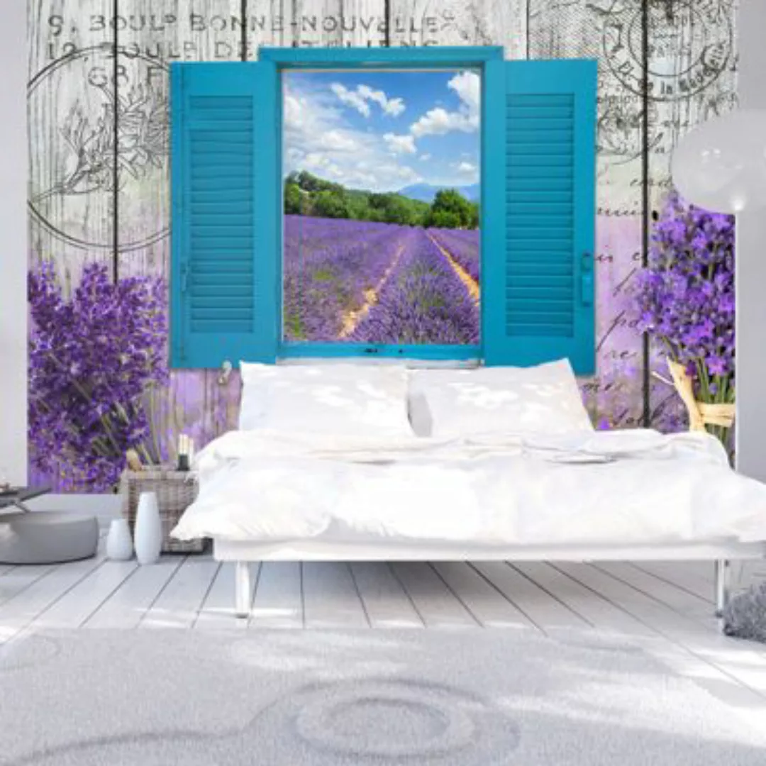 artgeist Fototapete Lavender Recollection mehrfarbig Gr. 250 x 175 günstig online kaufen