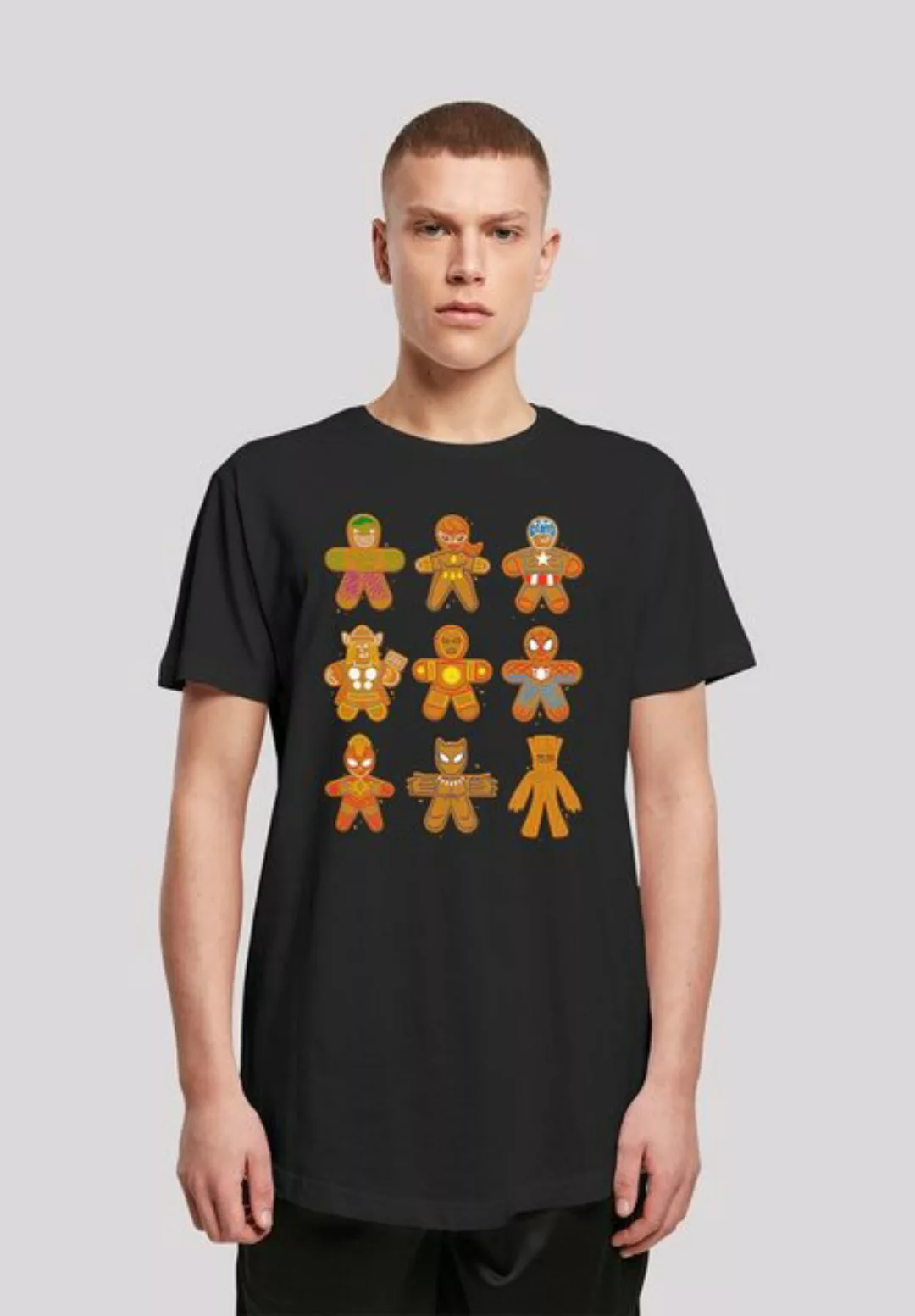 F4NT4STIC T-Shirt "Marvel Universe Christmas Lebkuchen Avengers", Print günstig online kaufen