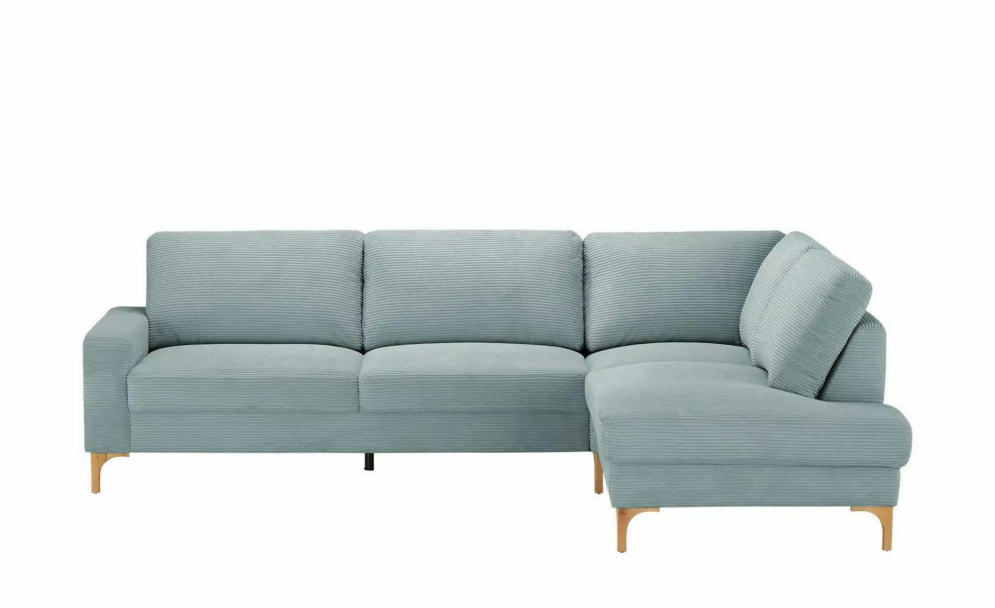 Gray & Jones Cord-Sofa  Capa ¦ blau ¦ Maße (cm): B: 276 H: 86 T: 200 Polste günstig online kaufen