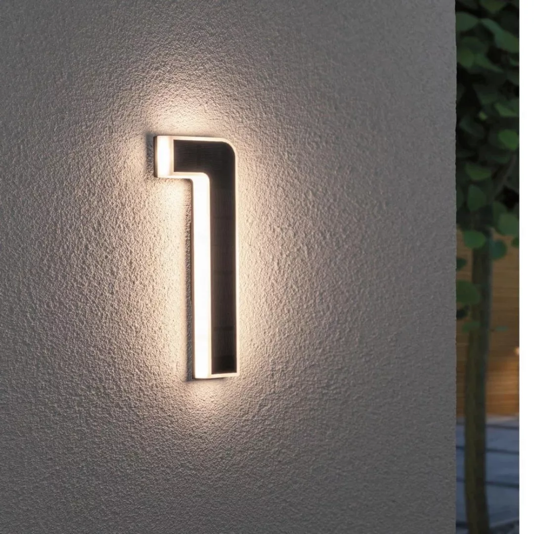 Paulmann LED-Solar-Hausnummer 1 günstig online kaufen