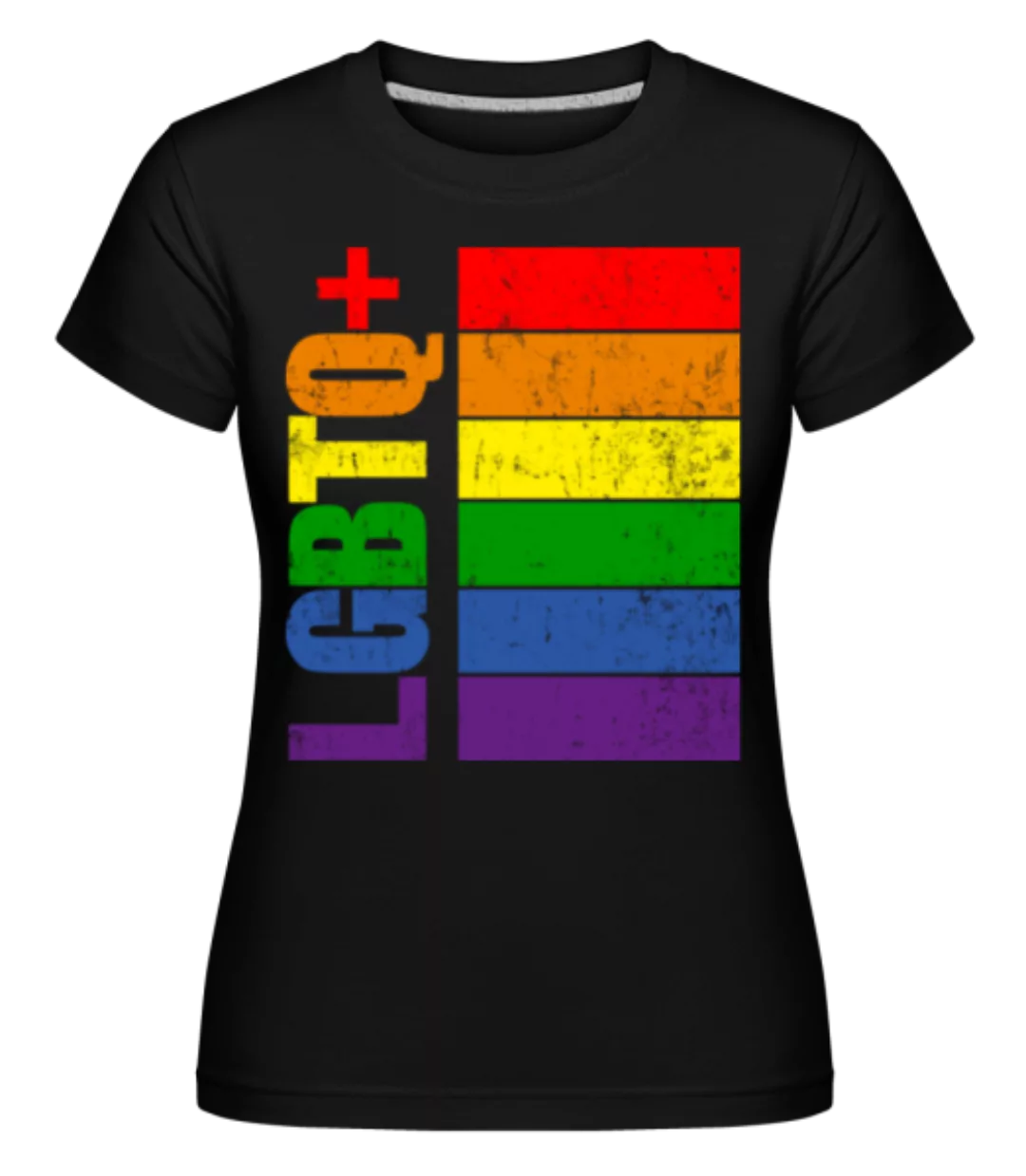 LGBTQ+Fahne · Shirtinator Frauen T-Shirt günstig online kaufen