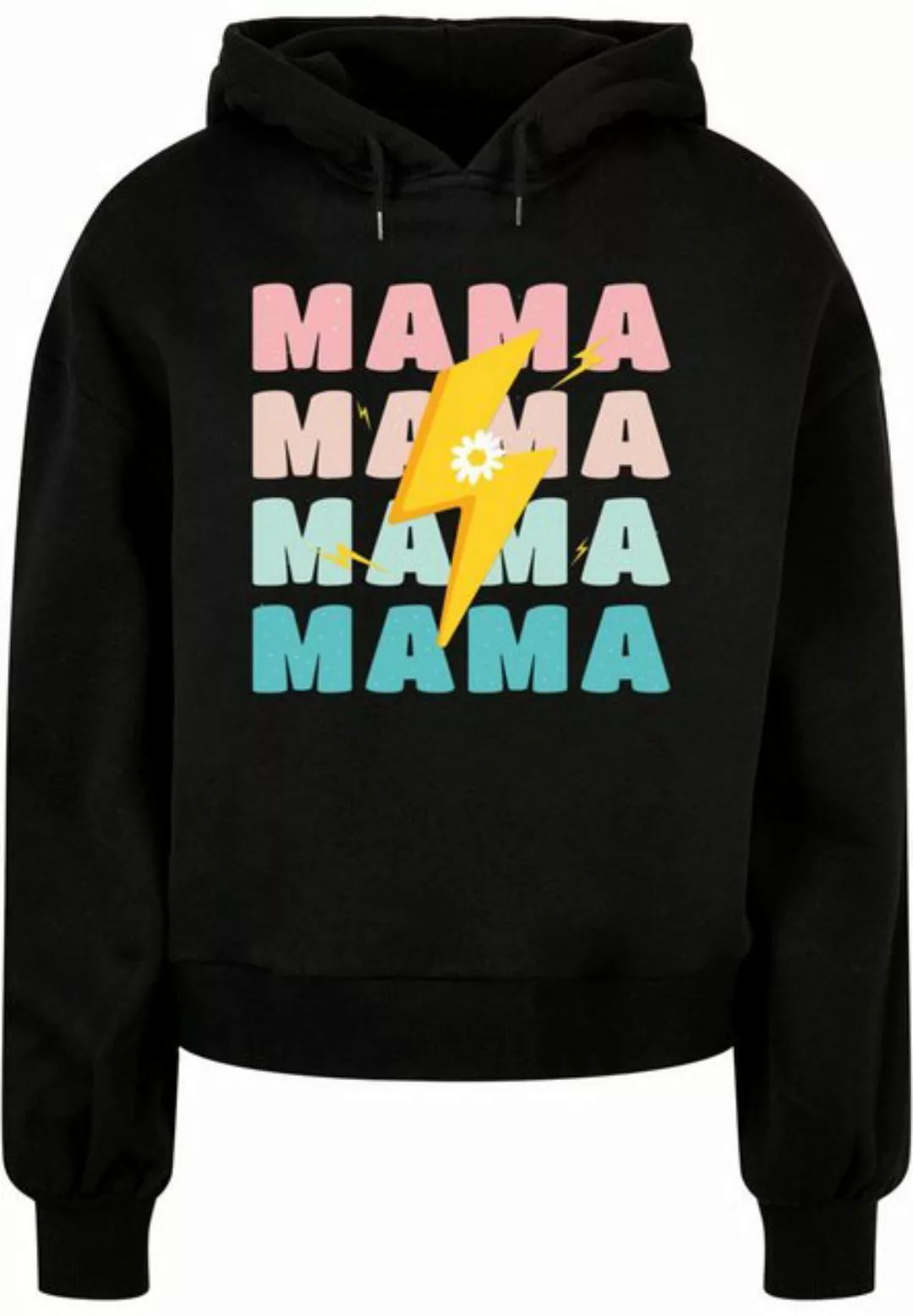 Merchcode Kapuzenpullover Merchcode Damen Ladies Mothers Day - Mama Oversiz günstig online kaufen