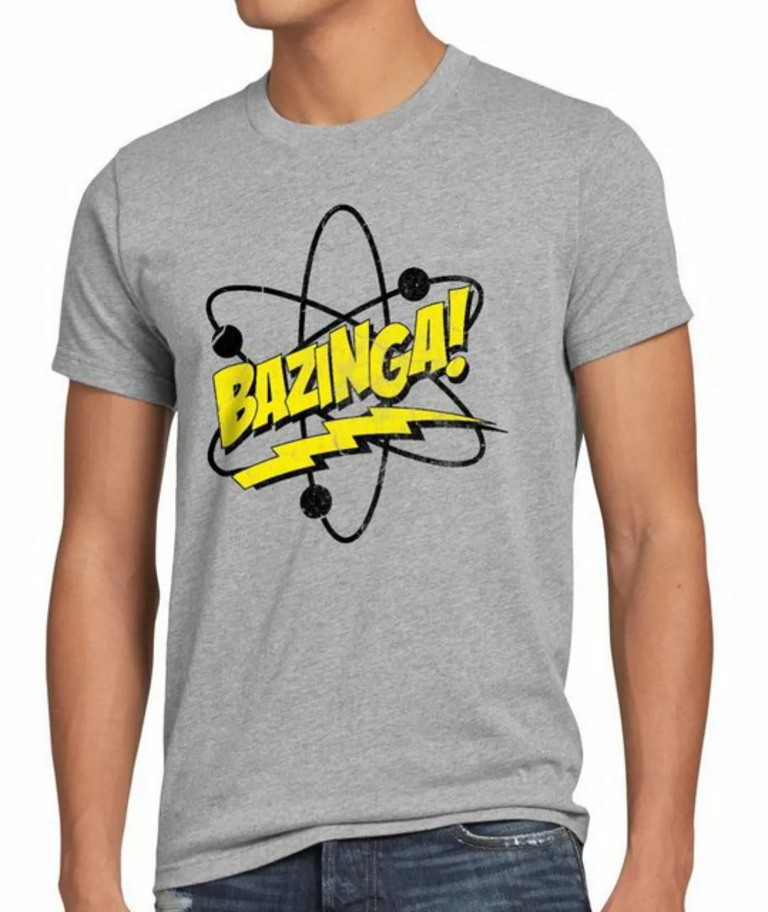 style3 Print-Shirt Herren T-Shirt Bazinga Sheldon big bang fan atom cooper günstig online kaufen