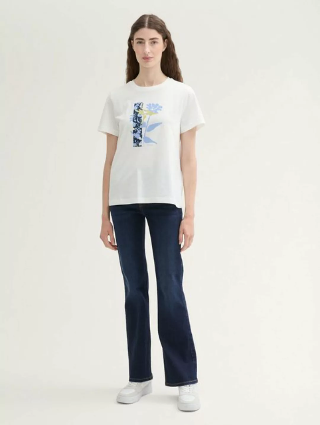 TOM TAILOR Bootcut-Jeans Kate Narrow Bootcut Jeans mit Bio-Baumwolle günstig online kaufen