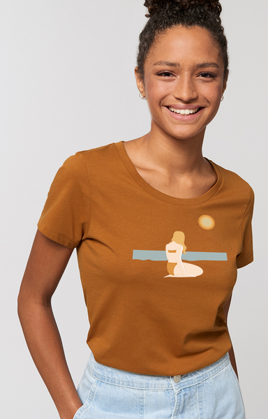 Reine Bio Baumwolle - T-shirt Tailliert / Still Moment günstig online kaufen