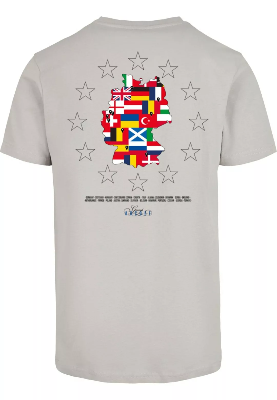 MisterTee T-Shirt "MisterTee Euro Map Tee" günstig online kaufen