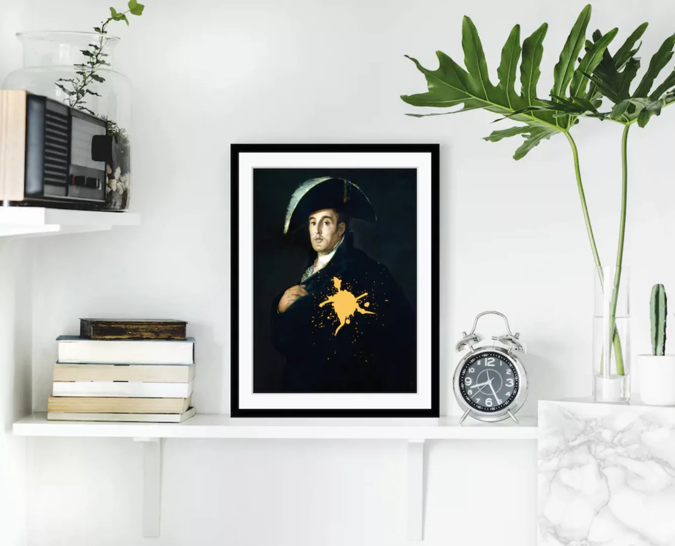 queence Bild "Angel mit Farbklecks", Mann-Historische Persönlichkeiten-Gemä günstig online kaufen