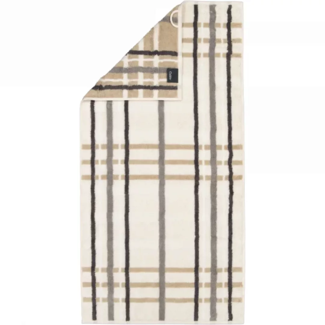 Cawö Handtücher Noblesse Check 1089 - Farbe: natur - 33 - Handtuch 50x100 c günstig online kaufen
