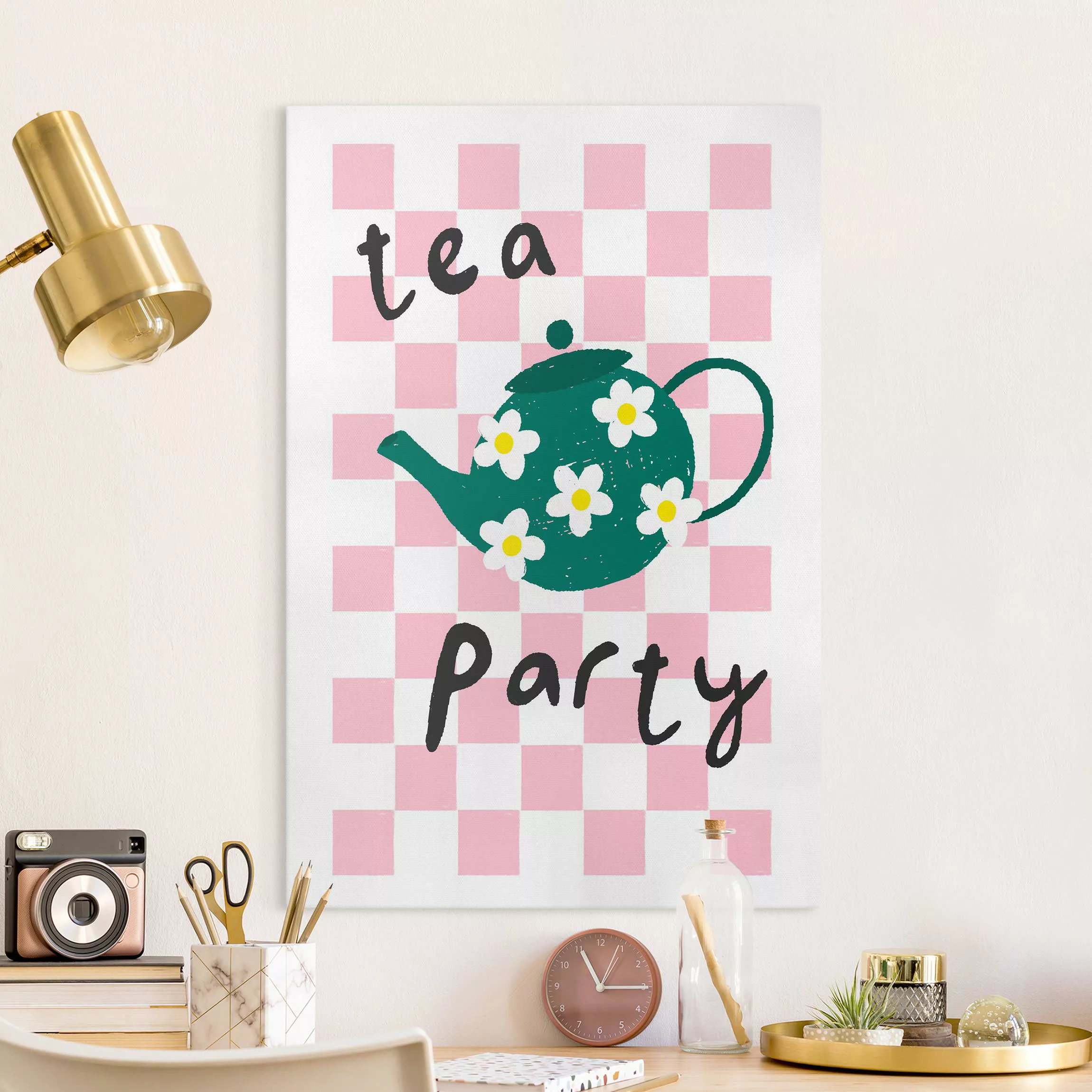 Leinwandbild Tea party günstig online kaufen